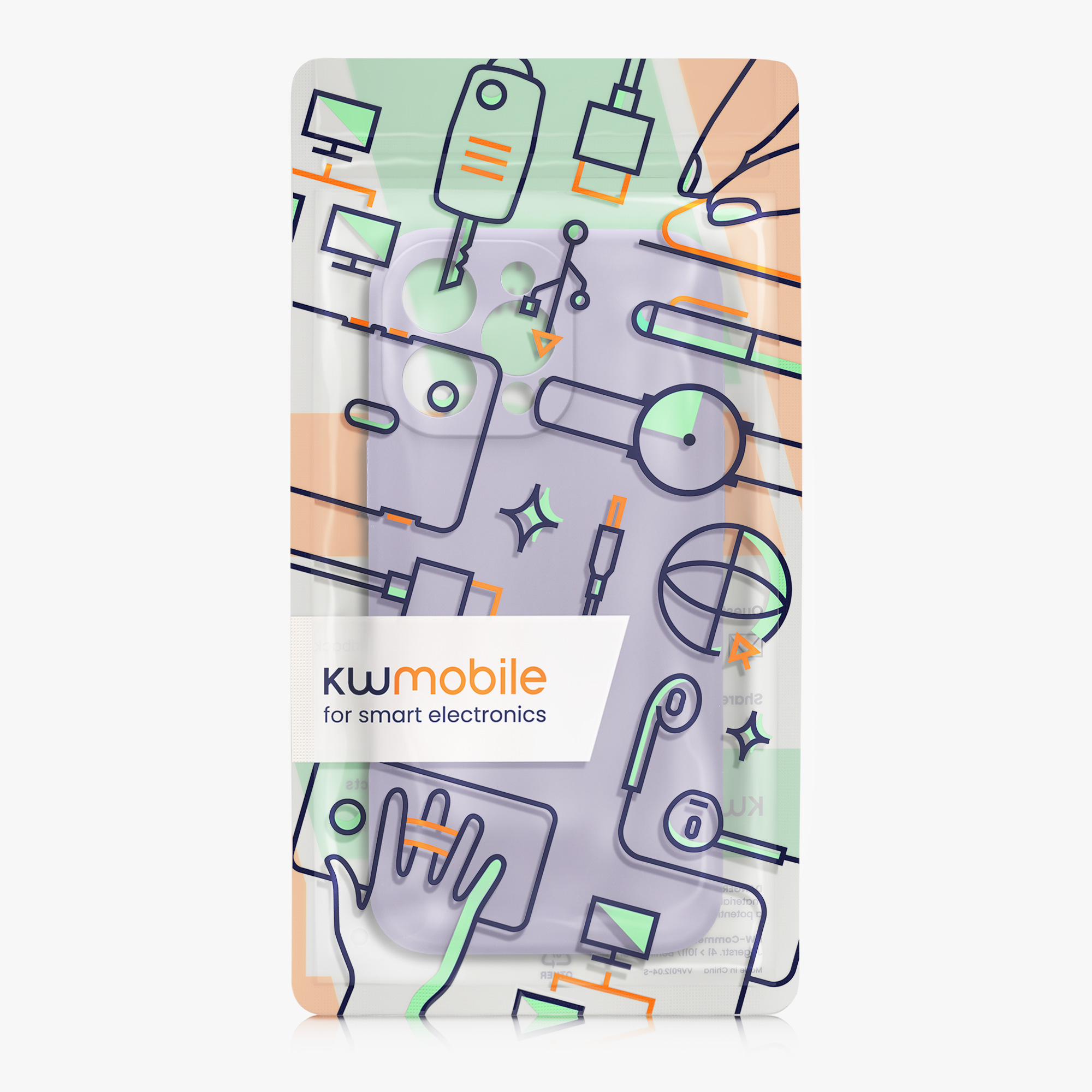 Silikonový kryt na mobil Apple iPhone 16 Pro Max kwmobile - levandulová
