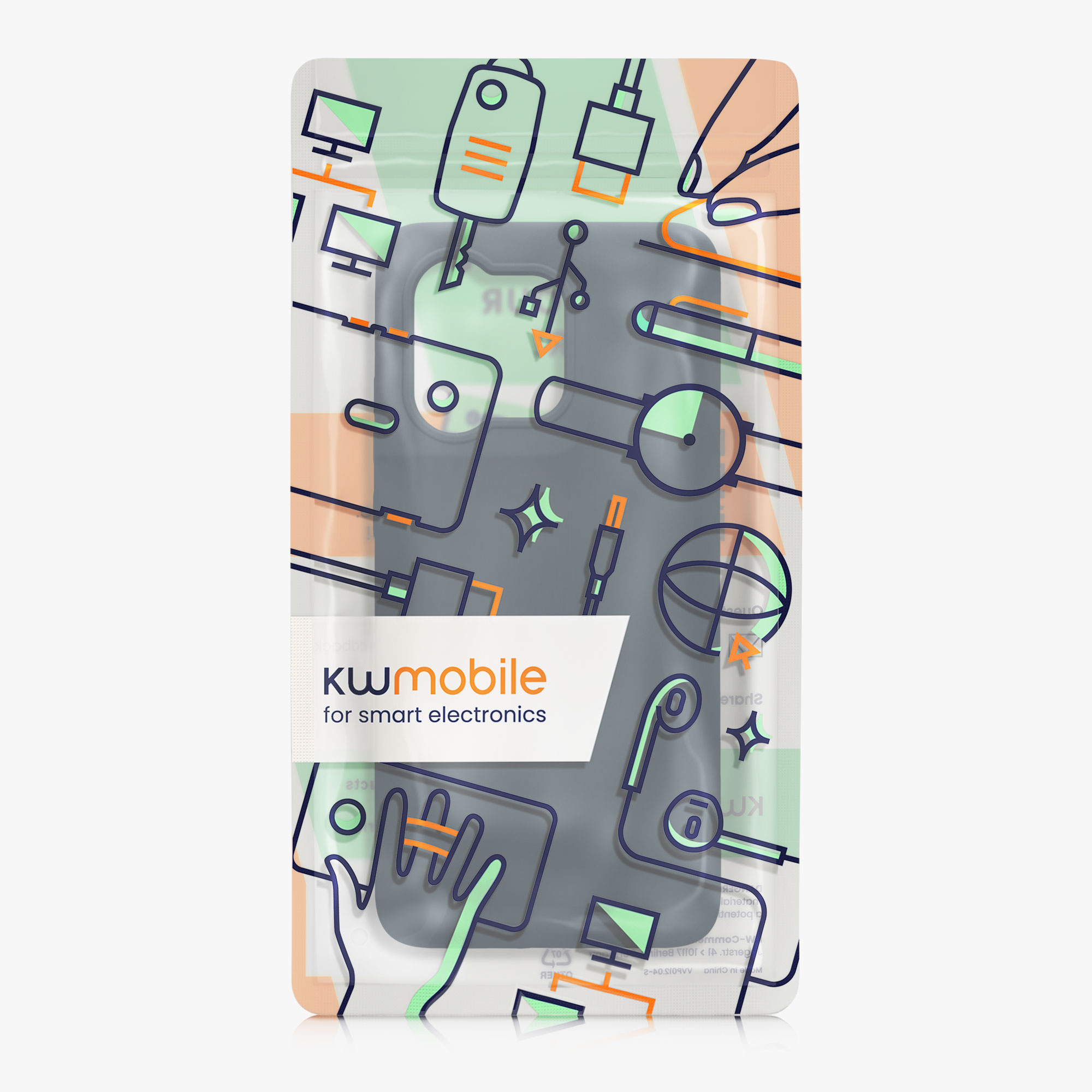 Kryt na mobil Motorola Edge 60 Neo / Edge 50 Neo / ThinkPhone 25 kwmobile TPU tmavě šedá