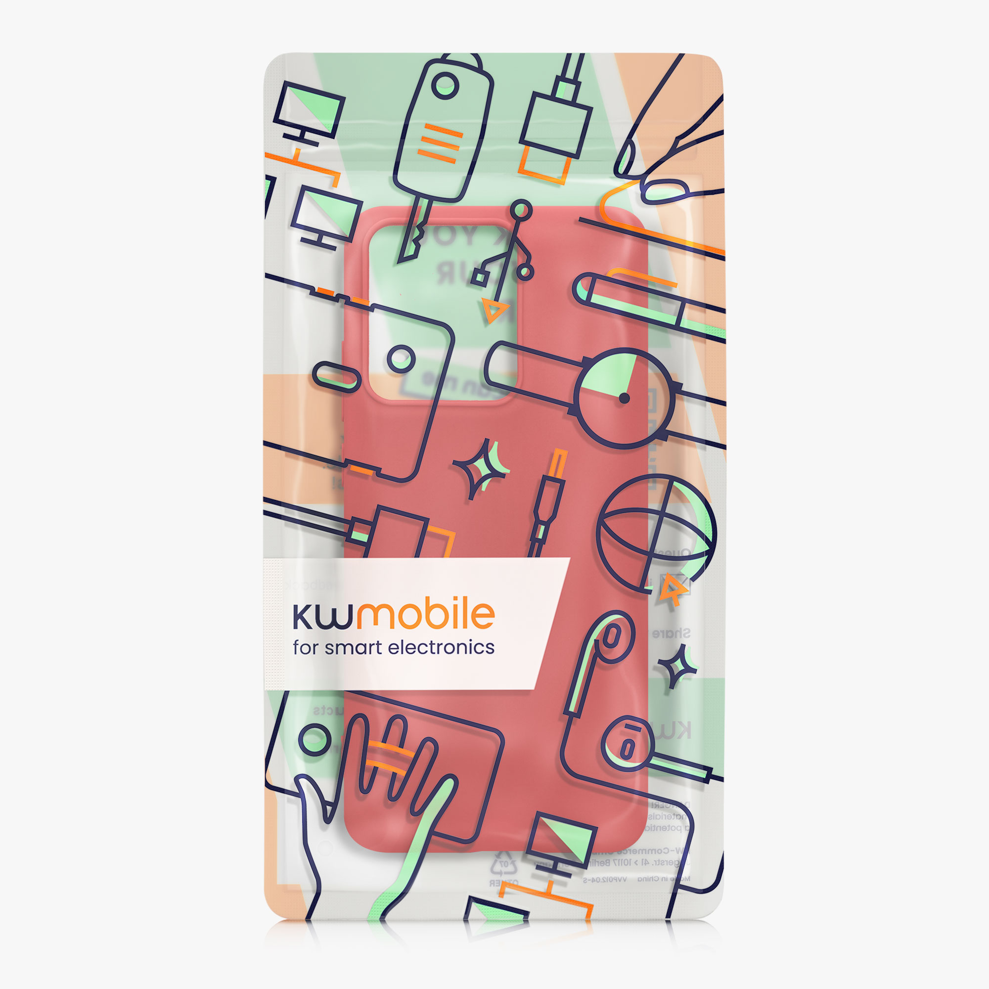 Kryt na mobil Motorola Edge 60 Neo / Edge 50 Neo / ThinkPhone 25 kwmobile TPU klasická červená