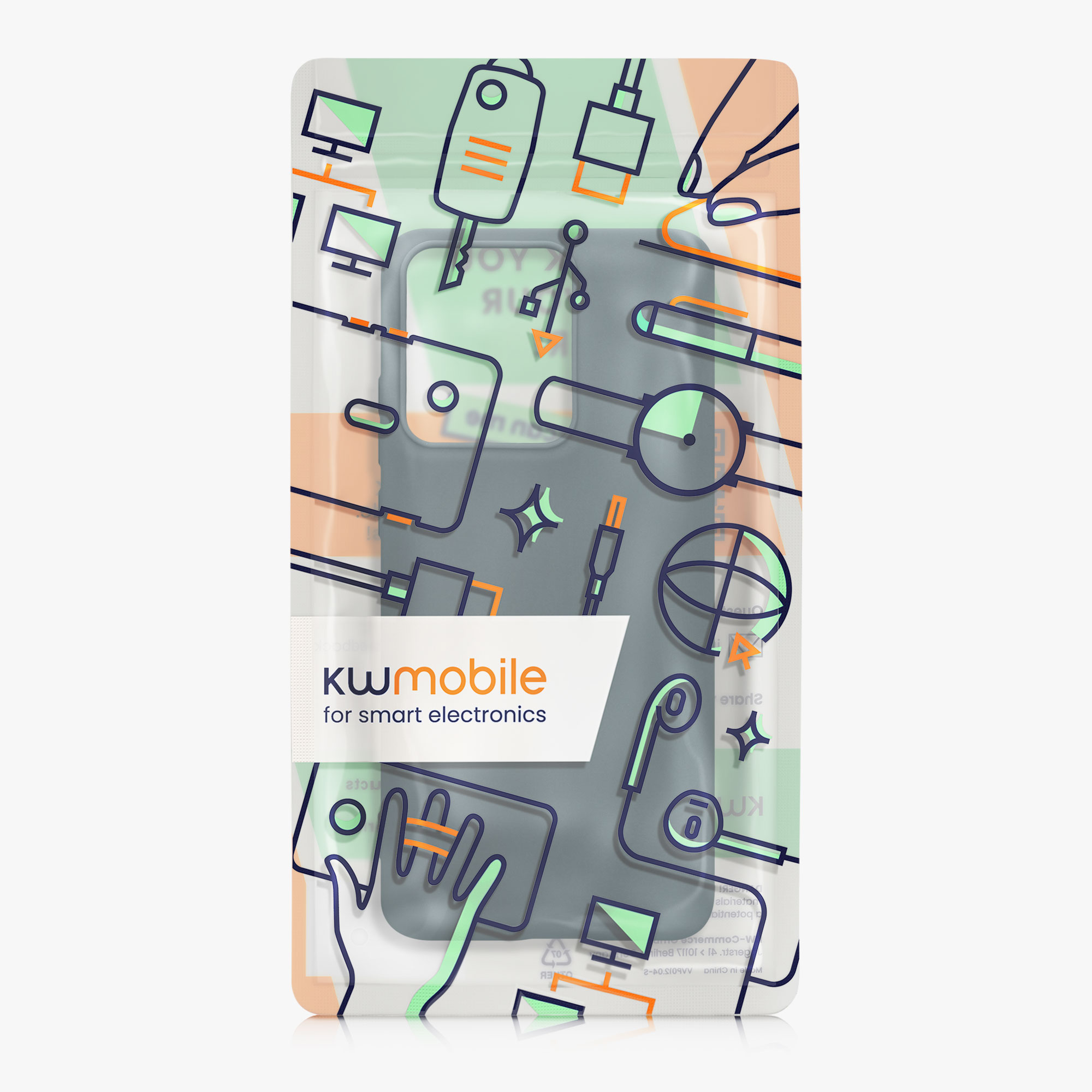 Kryt na mobil Motorola Edge 60 Neo / Edge 50 Neo / ThinkPhone 25 kwmobile TPU tmavě šedá