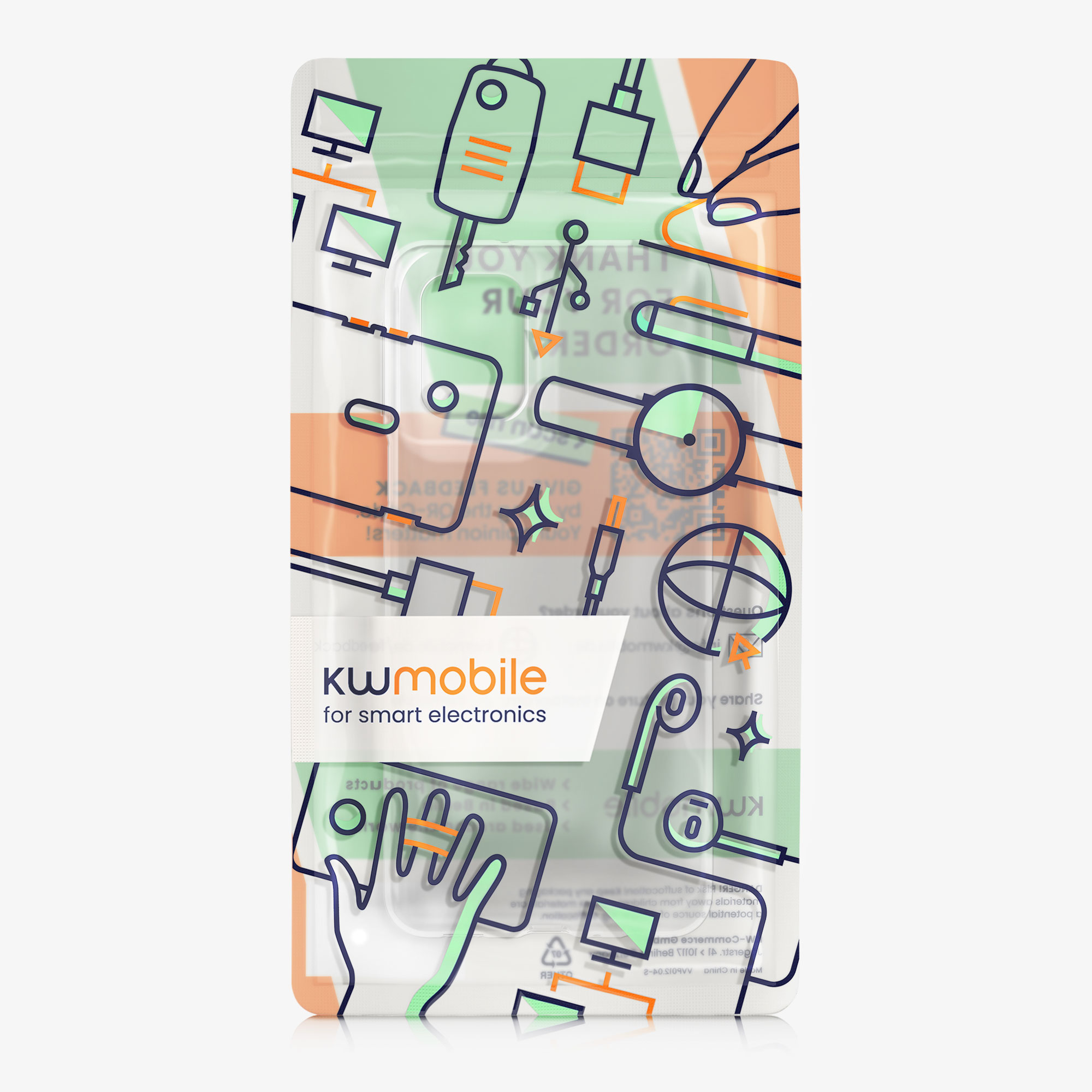 Transparentní kryt kwmobile pro Motorola Moto G55 5G - Transparentní
