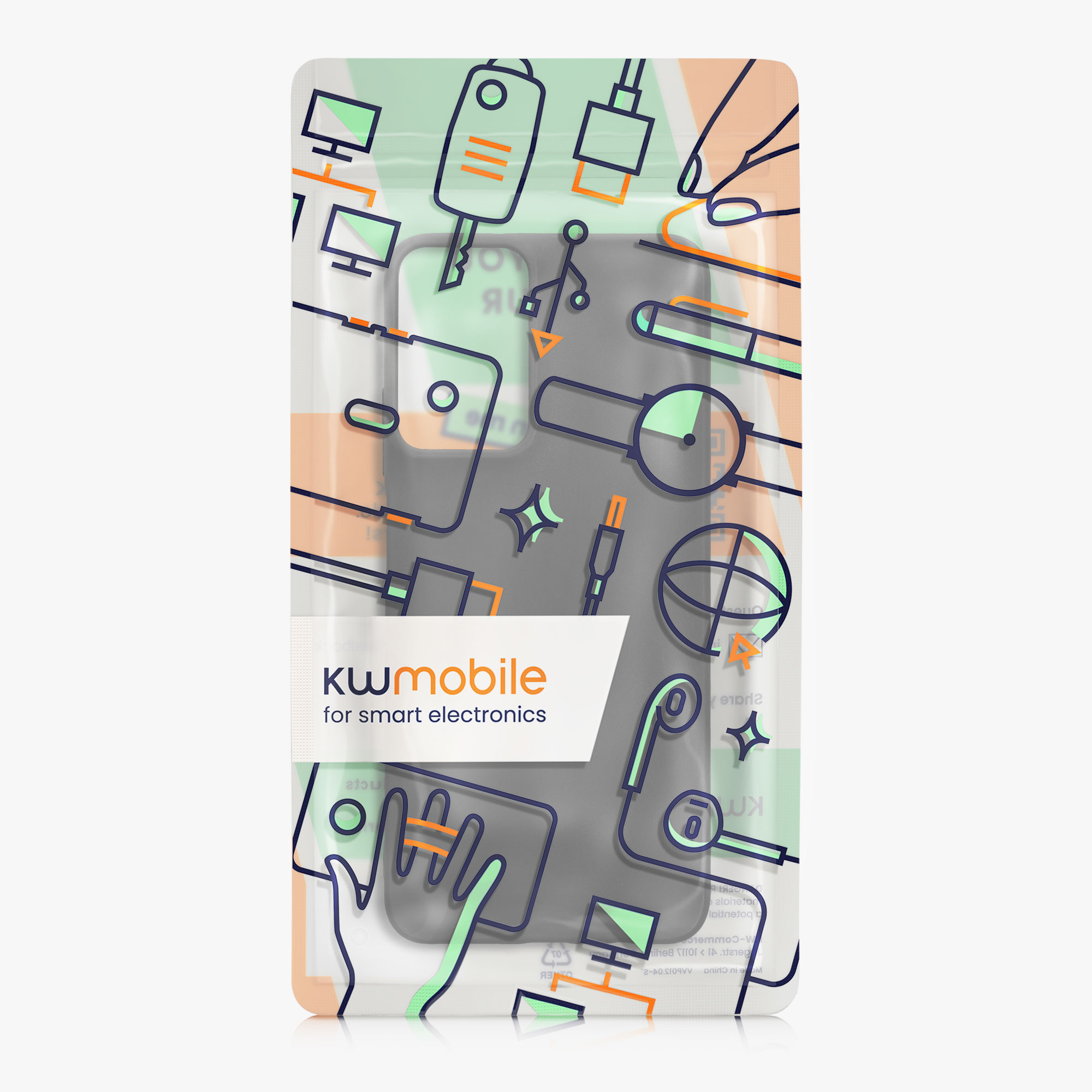 Silikonový kryt kwmobile pro Motorola Moto G35 5G - Matná černá