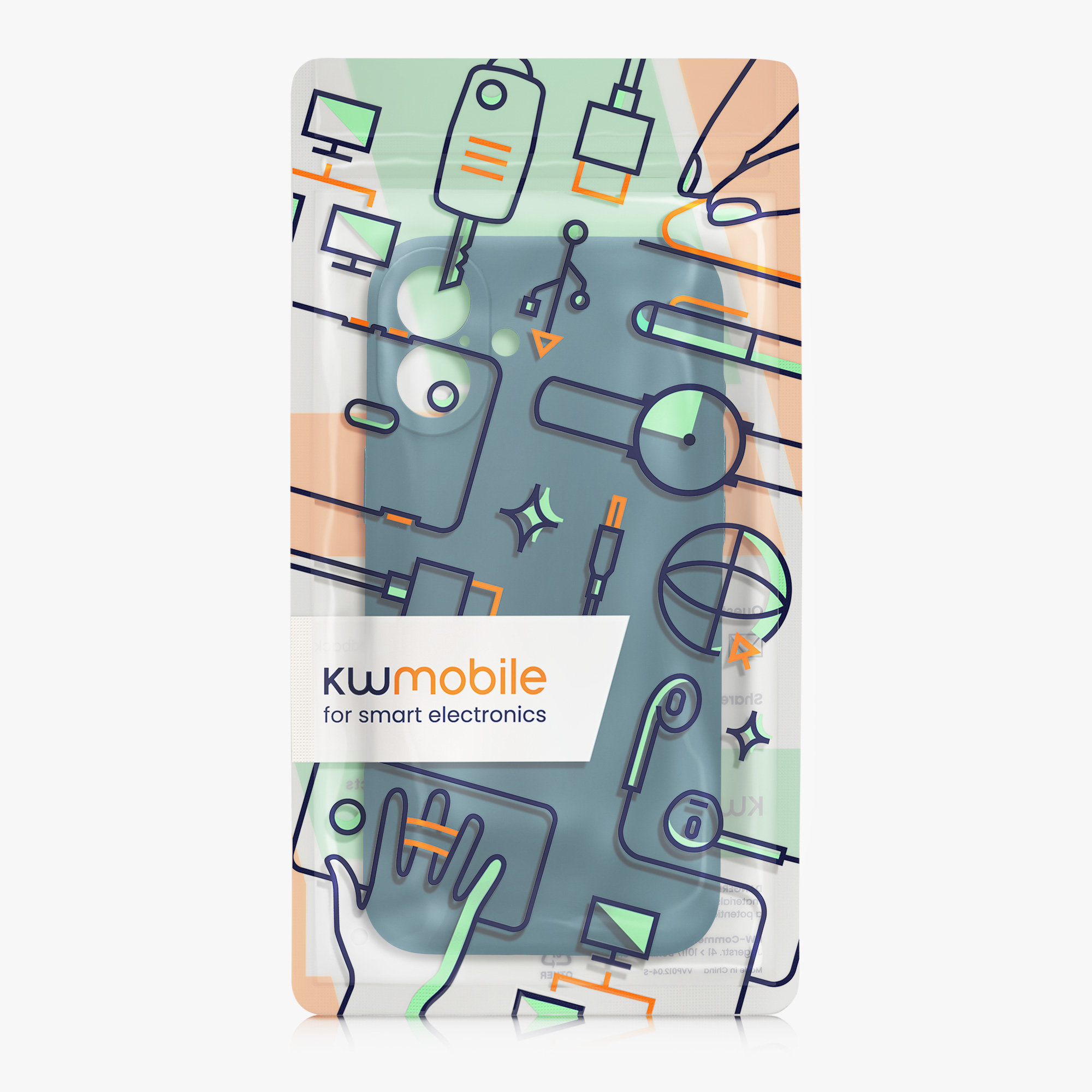 Silikonový kryt na mobil Apple iPhone 16 Plus kwmobile - Teal Matte