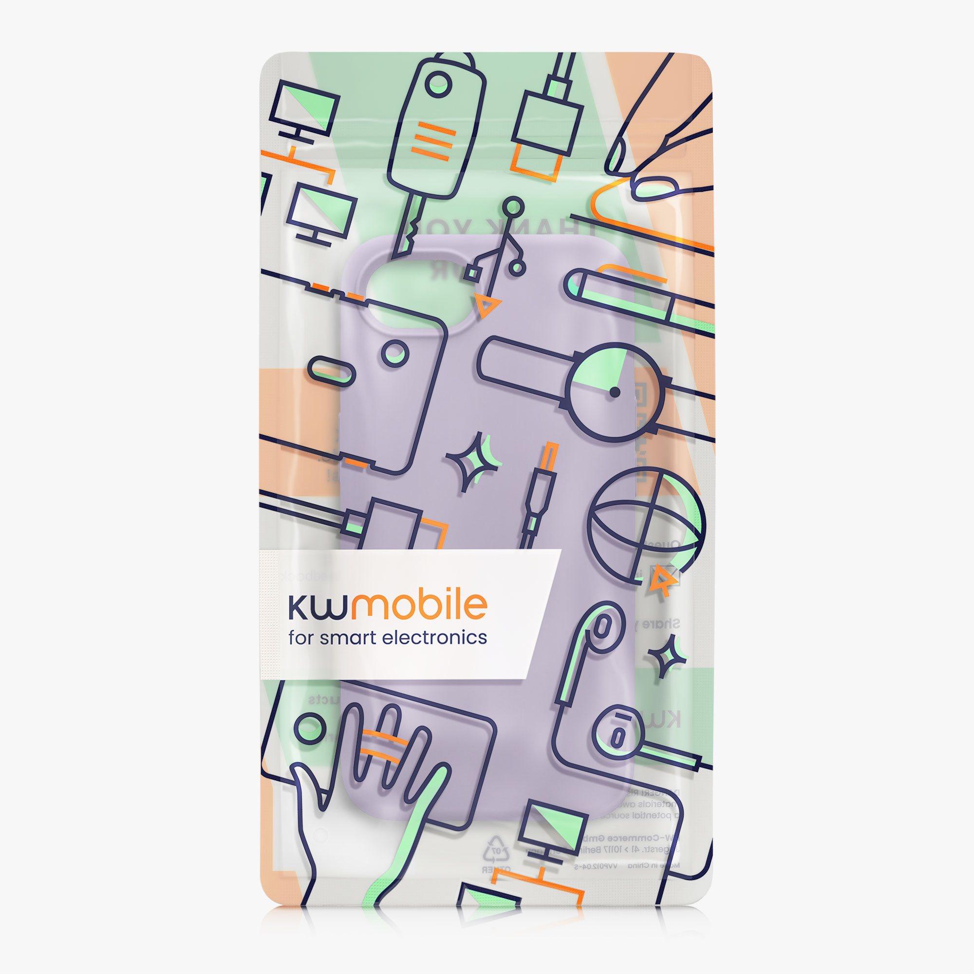 Silikonový kryt kwmobile pro Apple iPhone 17e / iPhone 16e - fialová