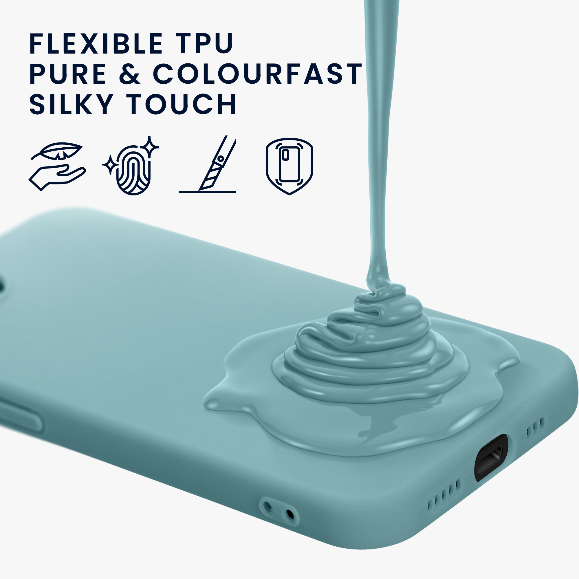 Silikonový kryt kwmobile pro Apple iPhone 17e / iPhone 16e