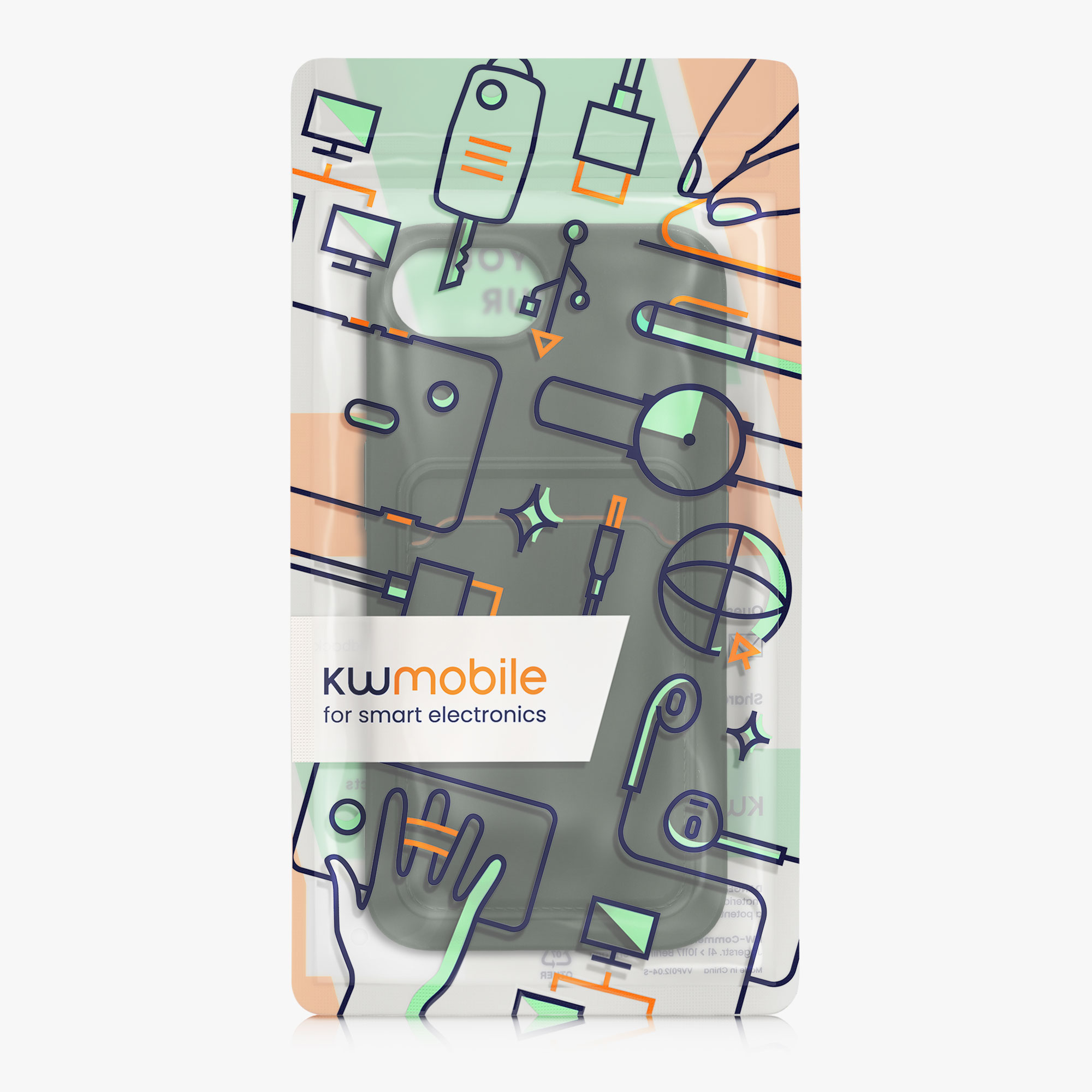 Silikonový kryt kwmobile pro Apple iPhone 17e / iPhone 16e - zelená