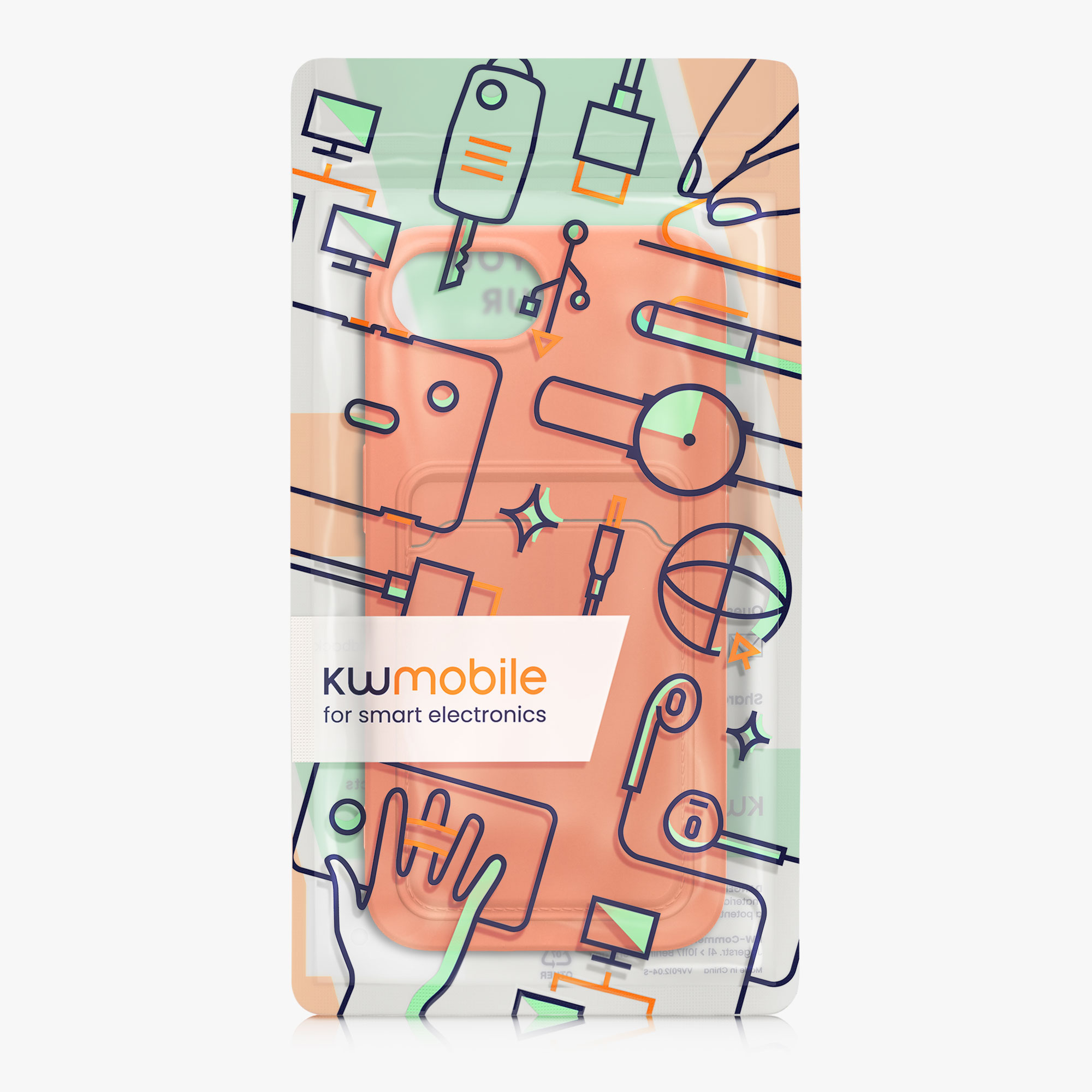 Silikonový kryt kwmobile pro Apple iPhone 17e / iPhone 16e - oranžová