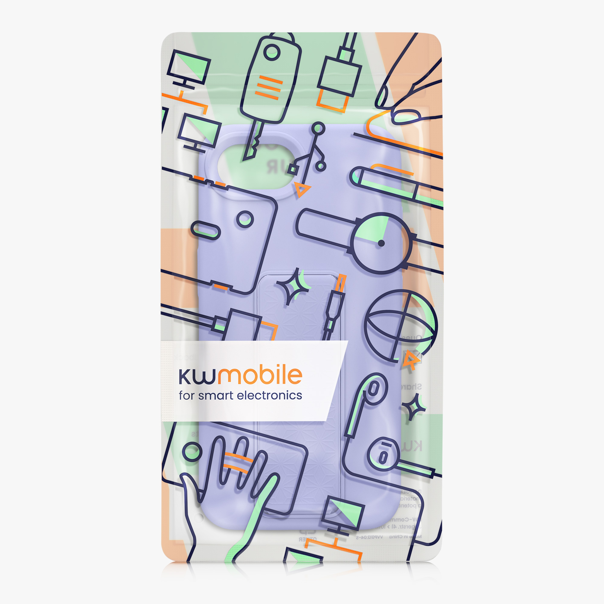 Silikonový kryt Kwmobile pro iPhone 17e / 16e - levandulová