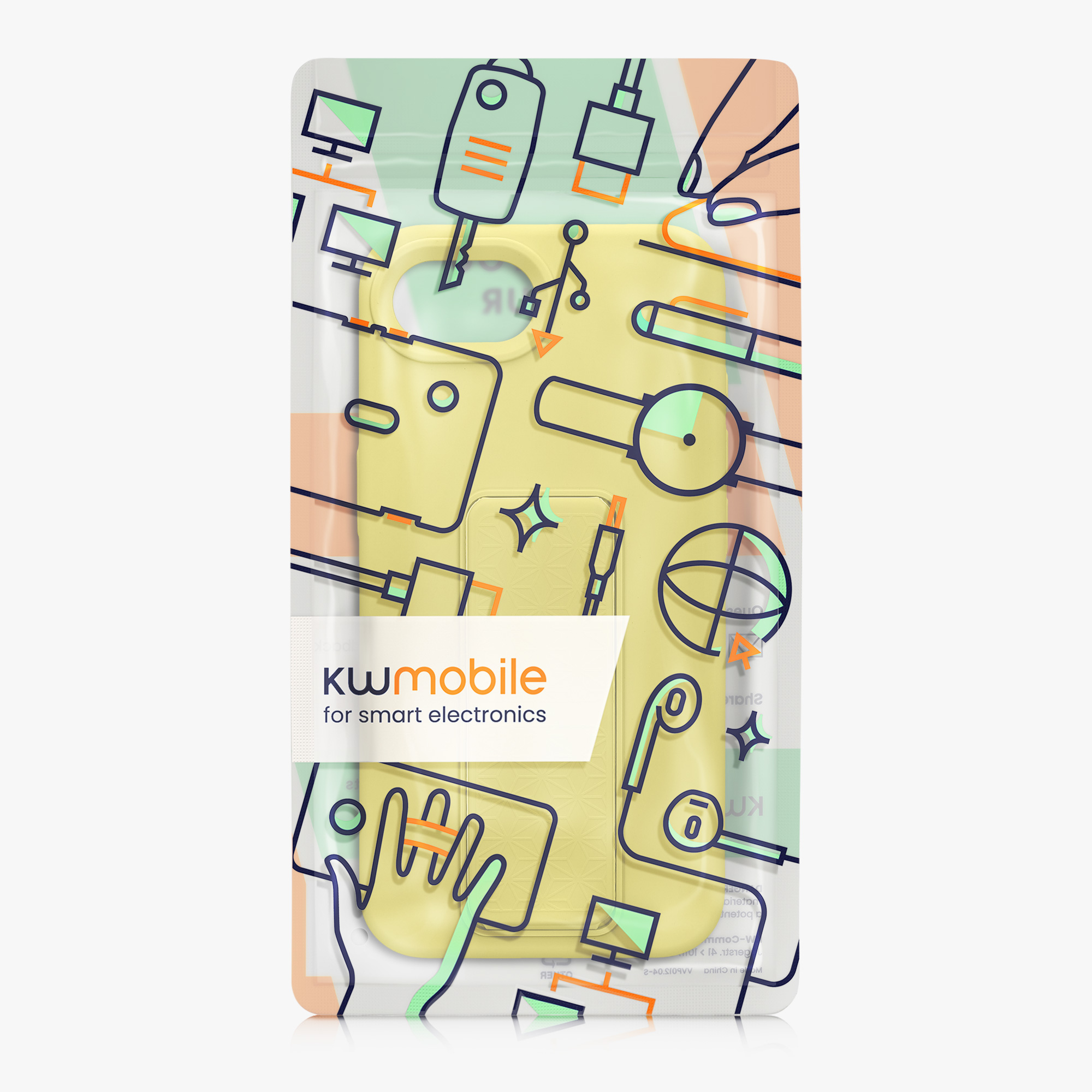 Silikonový kryt kwmobile pro Apple iPhone 17e / iPhone 16e - žlutá