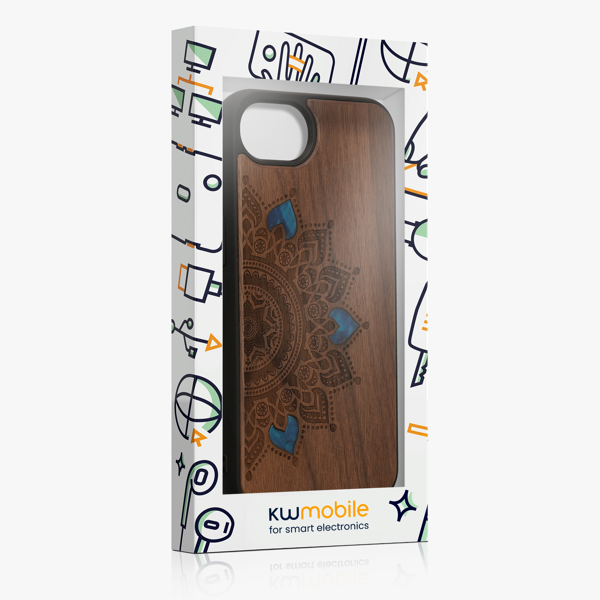 Silikonový kryt kwmobile pro Apple iPhone 17e / iPhone 16e - hnědá
