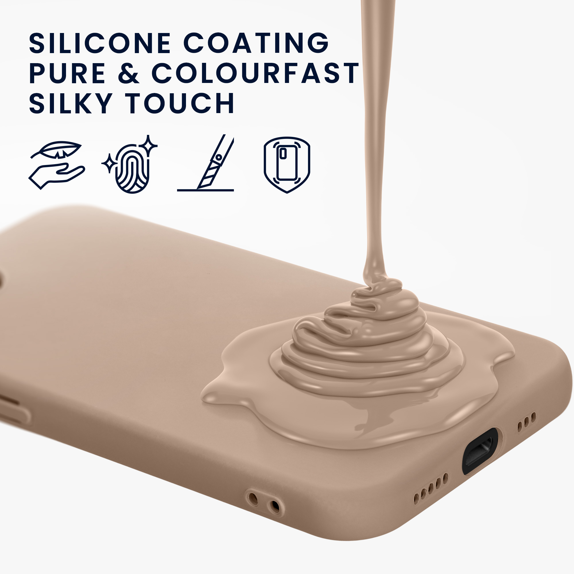 Silikonový kryt kwmobile pro Apple iPhone 17e / iPhone 16e