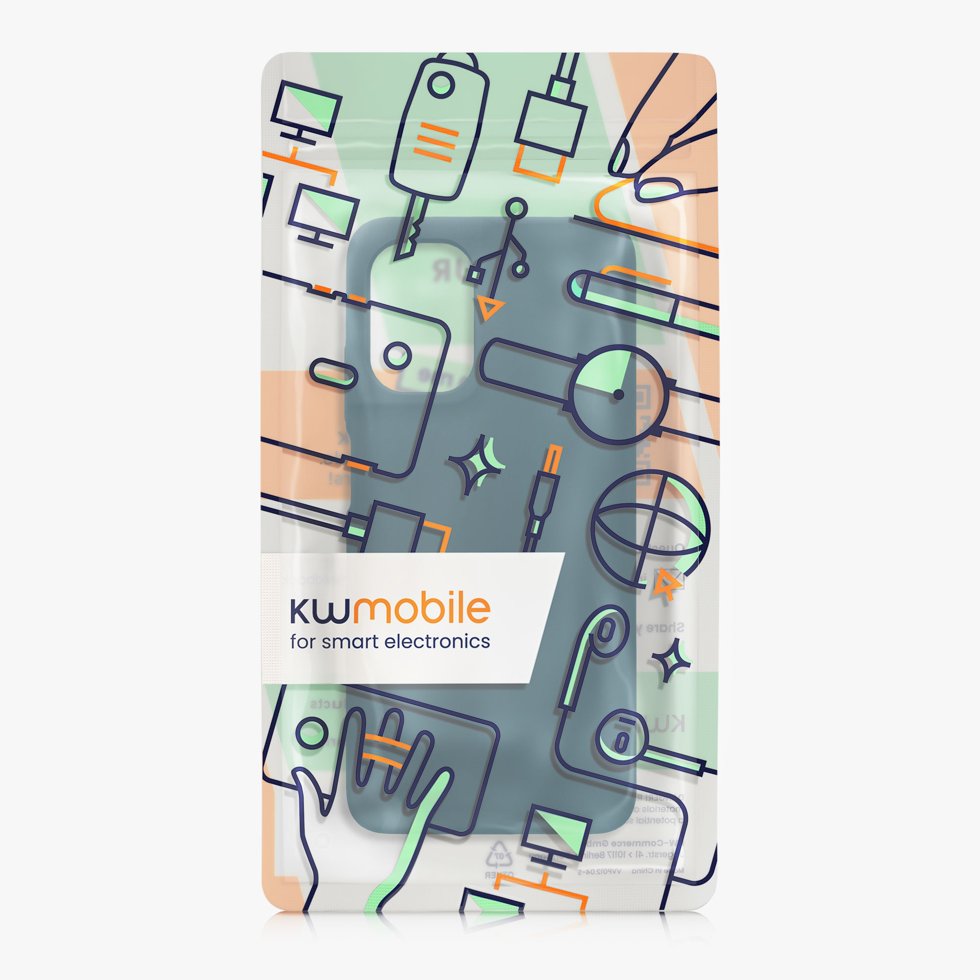Silikonový kryt kwmobile pro Motorola Moto G05 / Moto E15 - Petrolejová