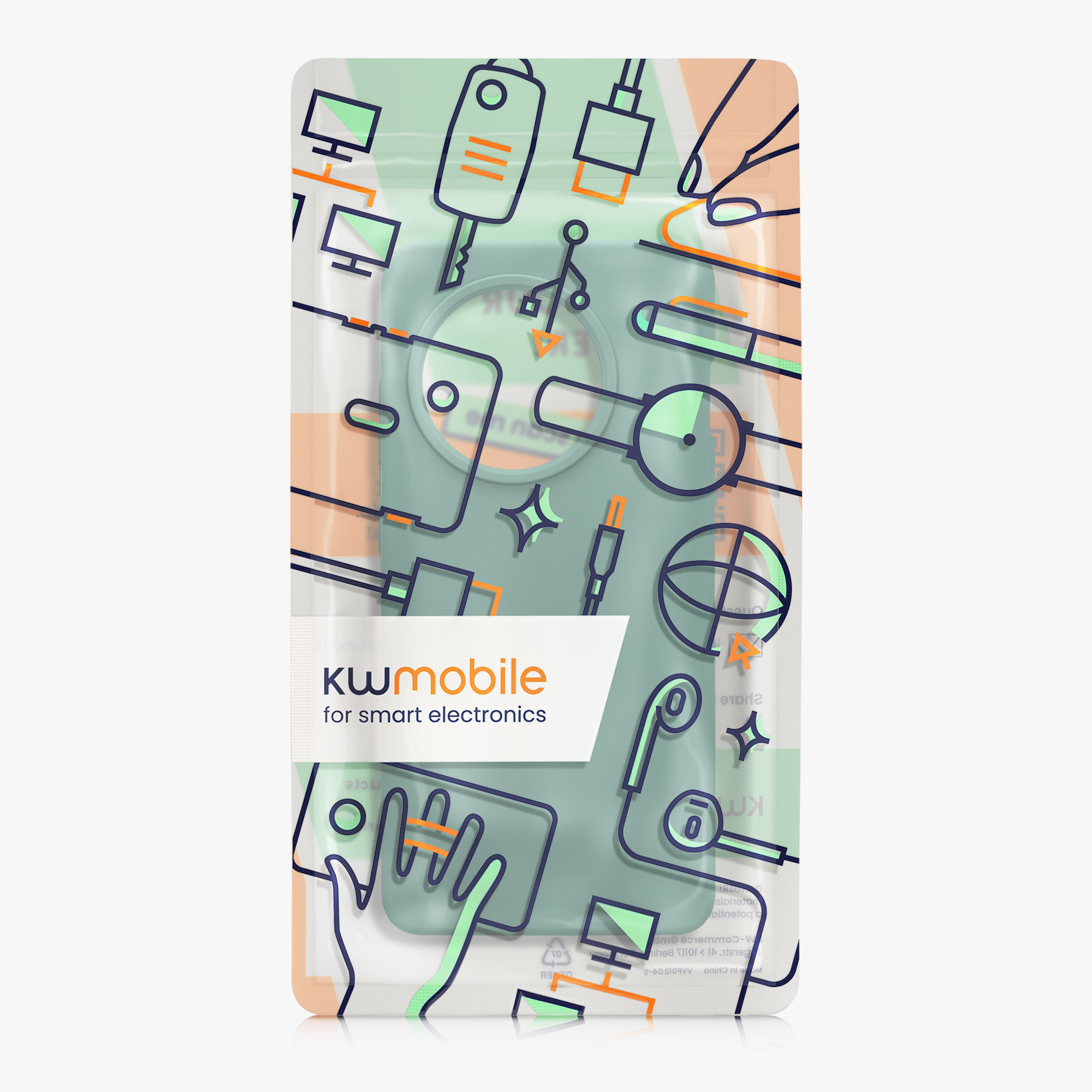 Kryt na mobil OnePlus 13R kwmobile Soft Cover lesní zelená