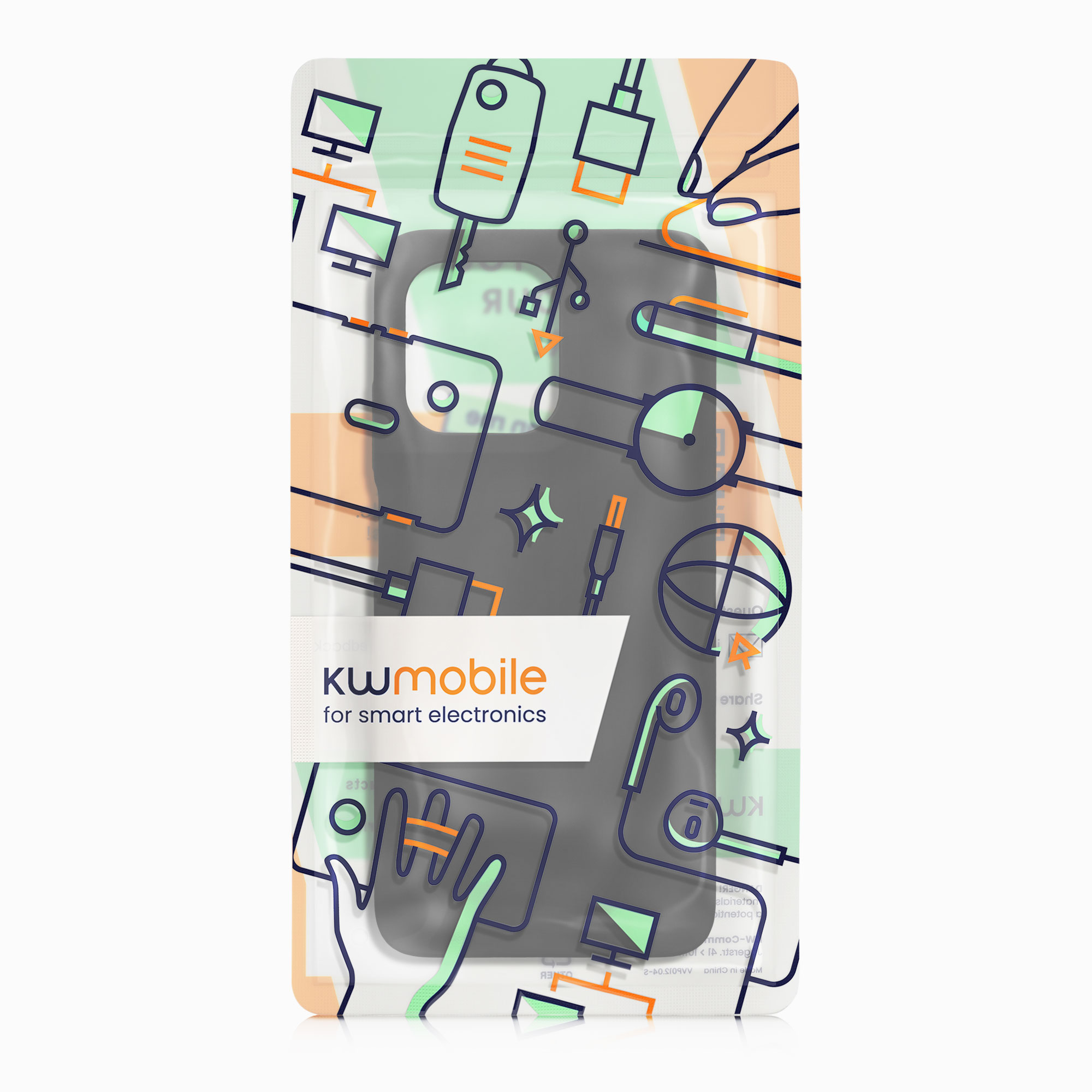 Silikonový kryt kwmobile pro Motorola Moto G15 - Černá