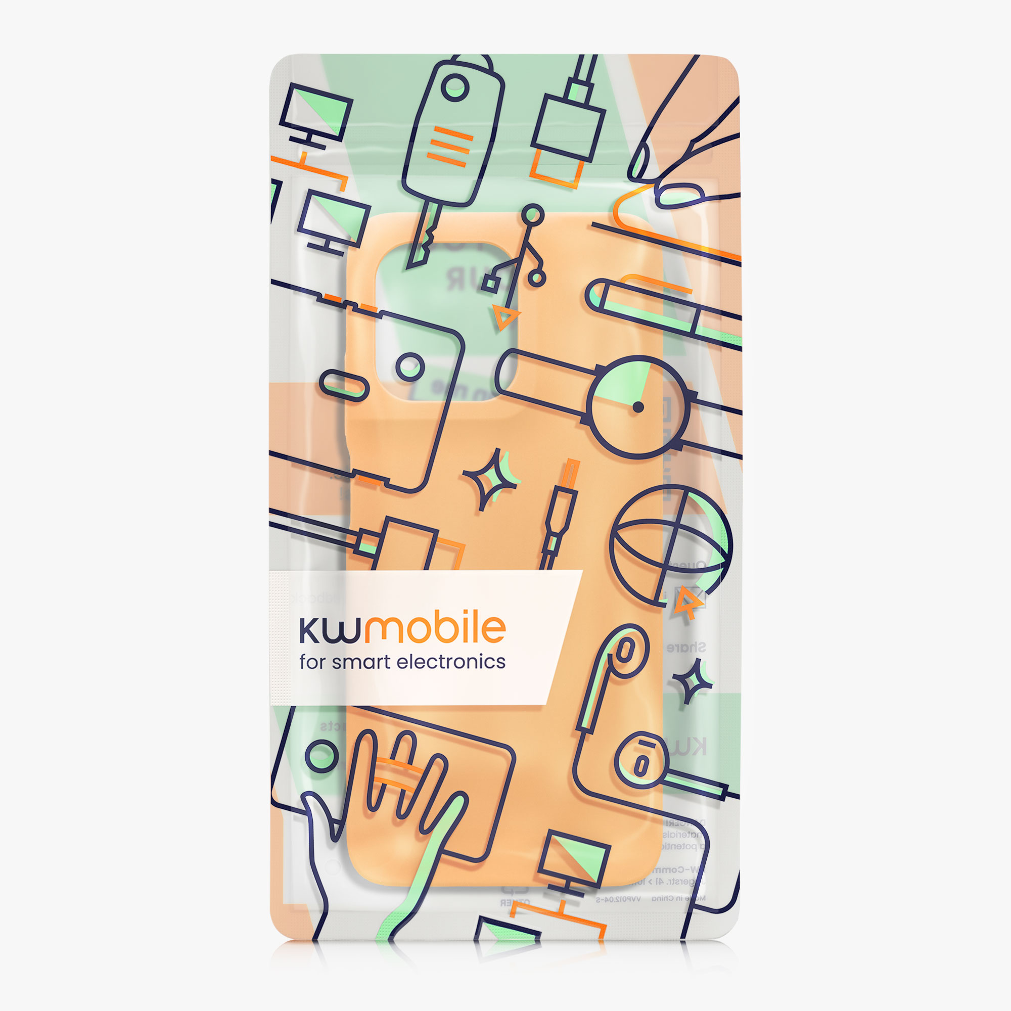 Silikonový kryt kwmobile pro Motorola Moto G15 - Šťavnatě oranžová