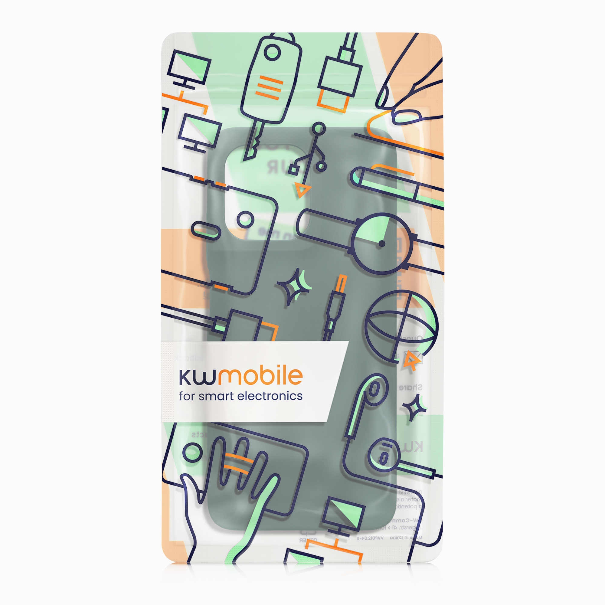 Silikonový kryt kwmobile pro Motorola Moto G15 - Mechově zelená