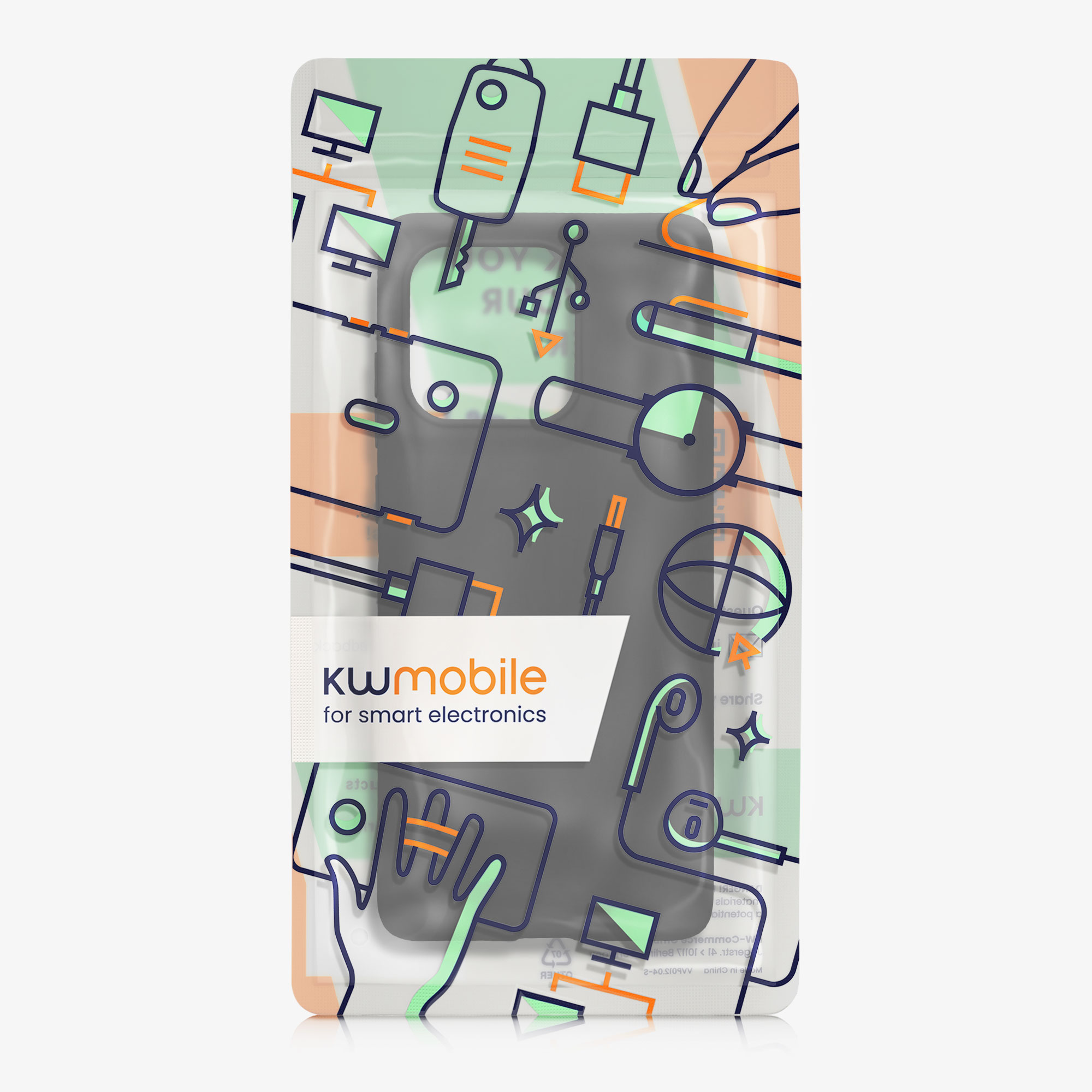 Kryt na mobil Motorola Edge 60 Fusion kwmobile TPU matná černá