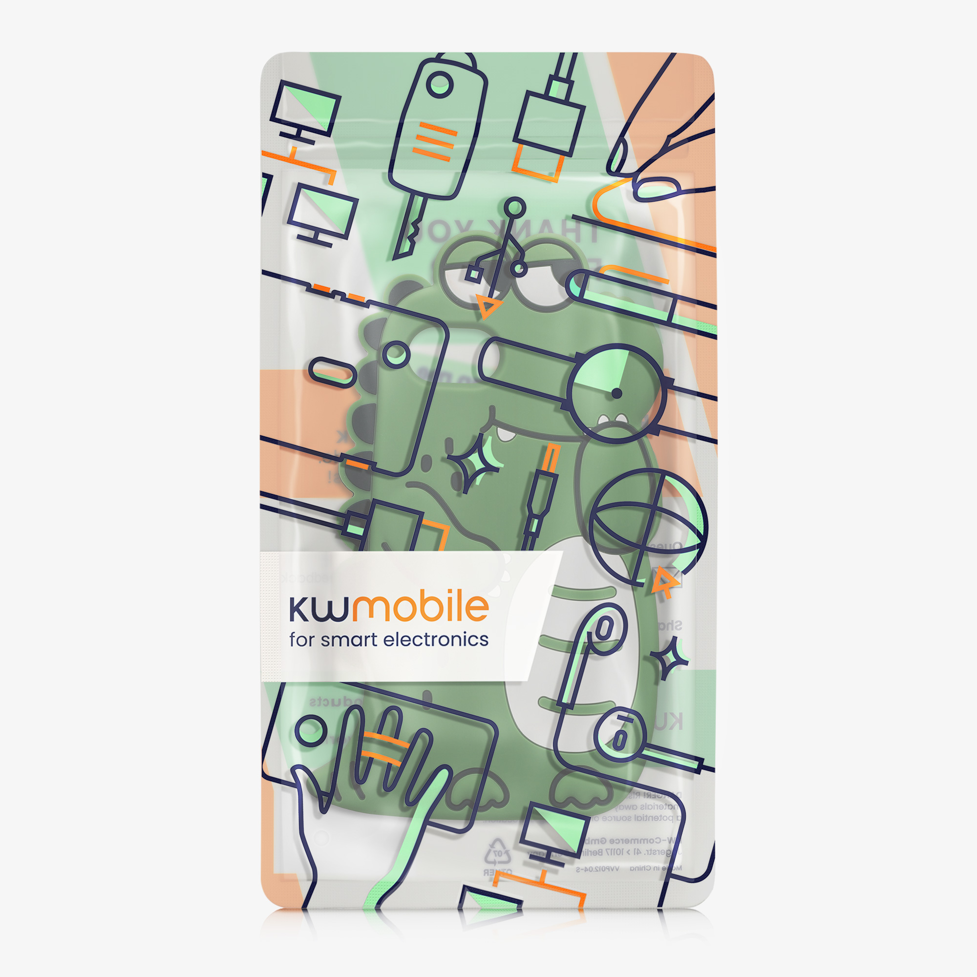 Silikonový kryt kwmobile pro Apple iPhone 17e / iPhone 16e - černá, bílá, zelená