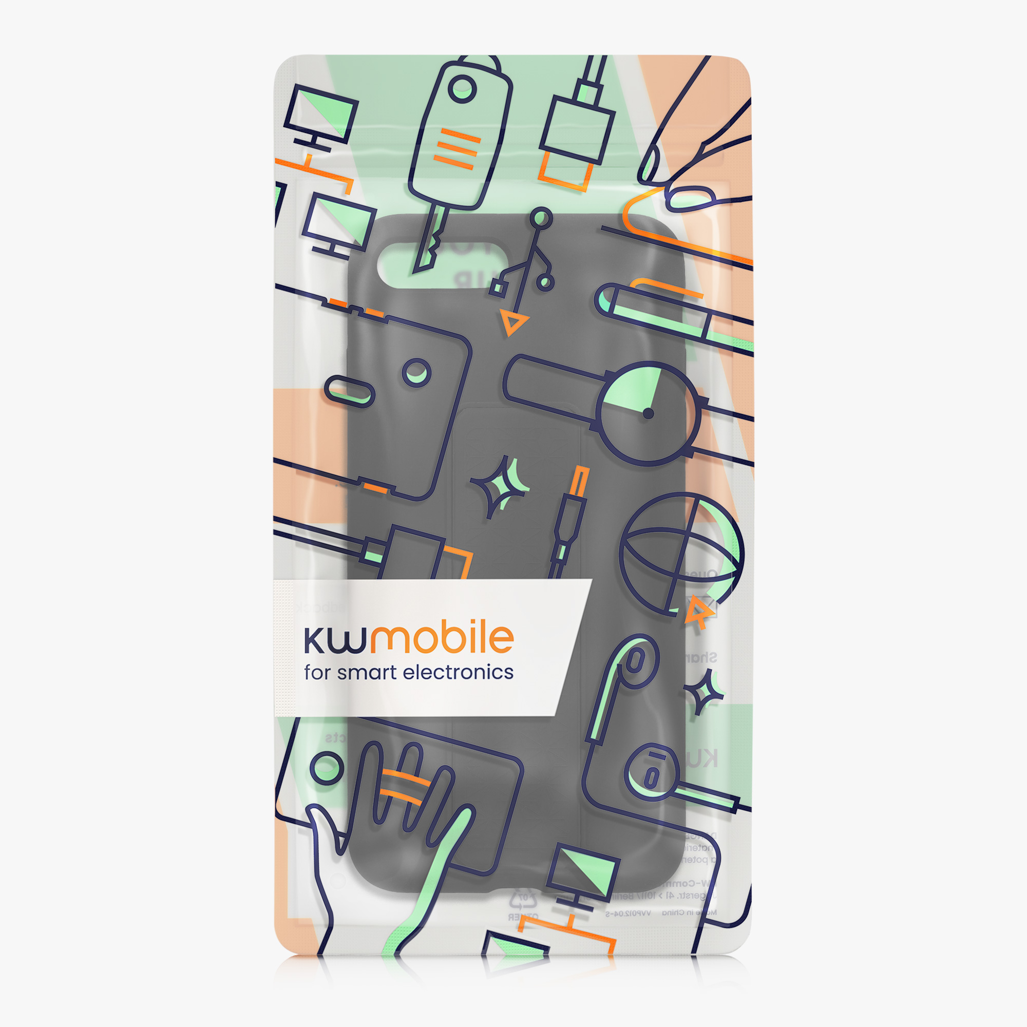 Silikonový kryt kwmobile pro Apple iPhone 7 Plus / iPhone 8 Plus - černá