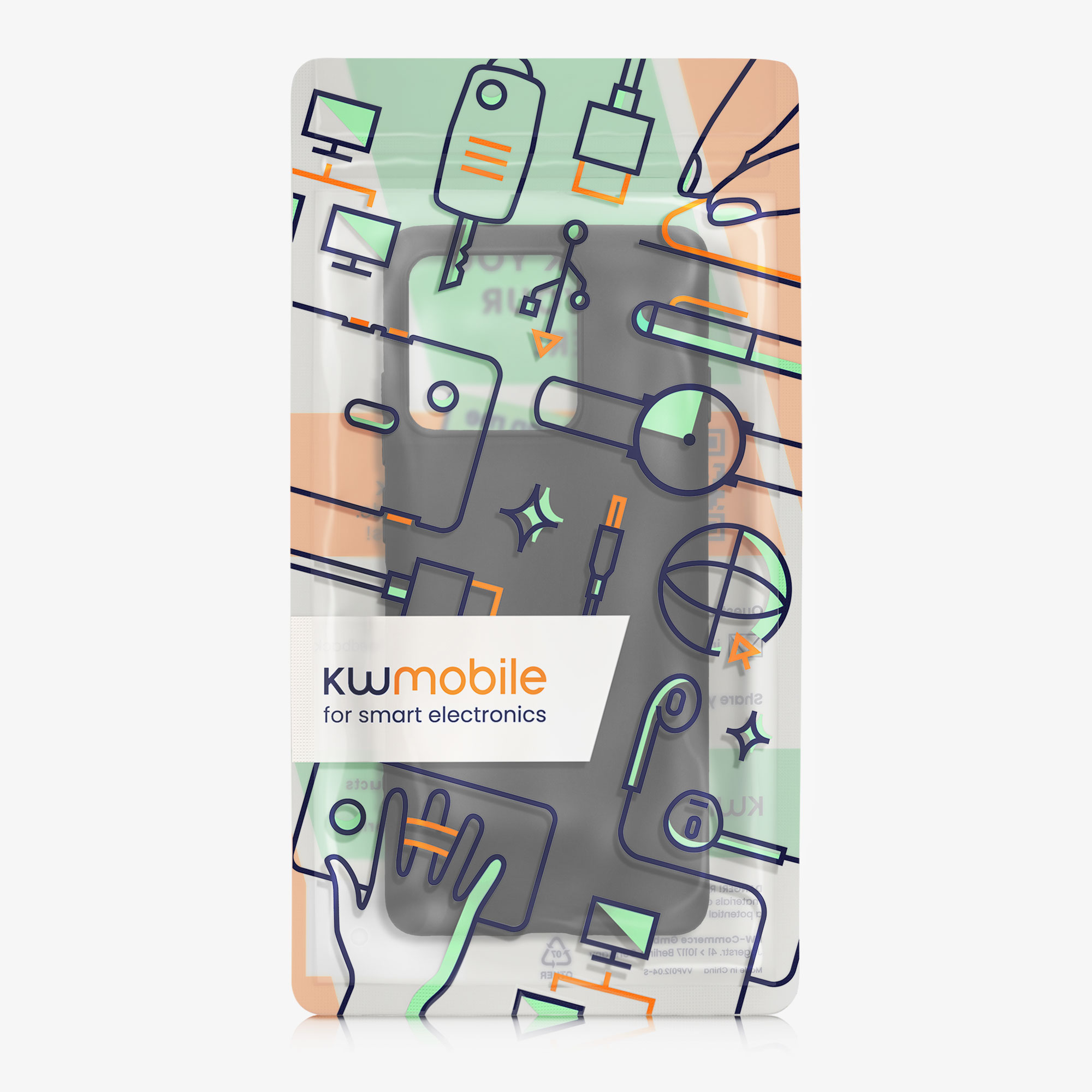 Kryt na mobil Motorola Edge 60 Pro kwmobile TPU matná černá