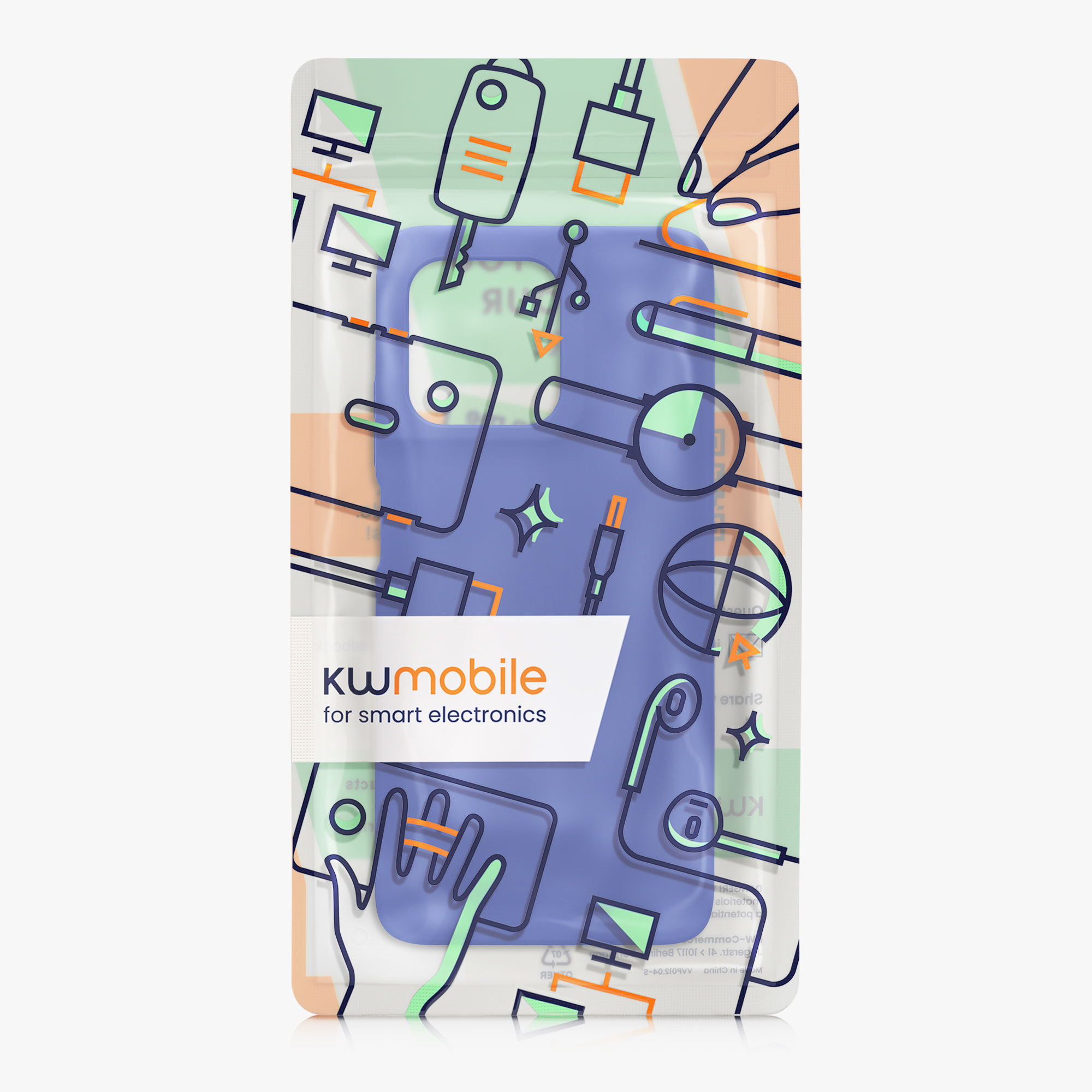 Silikonový kryt kwmobile pro Motorola Moto G56 5G - Baltská modrá
