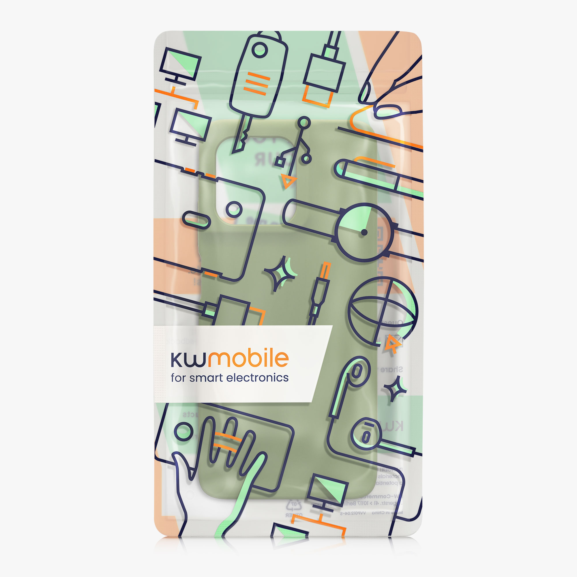 Silikonový kryt kwmobile pro Motorola Moto G56 5G - Trávově zelená