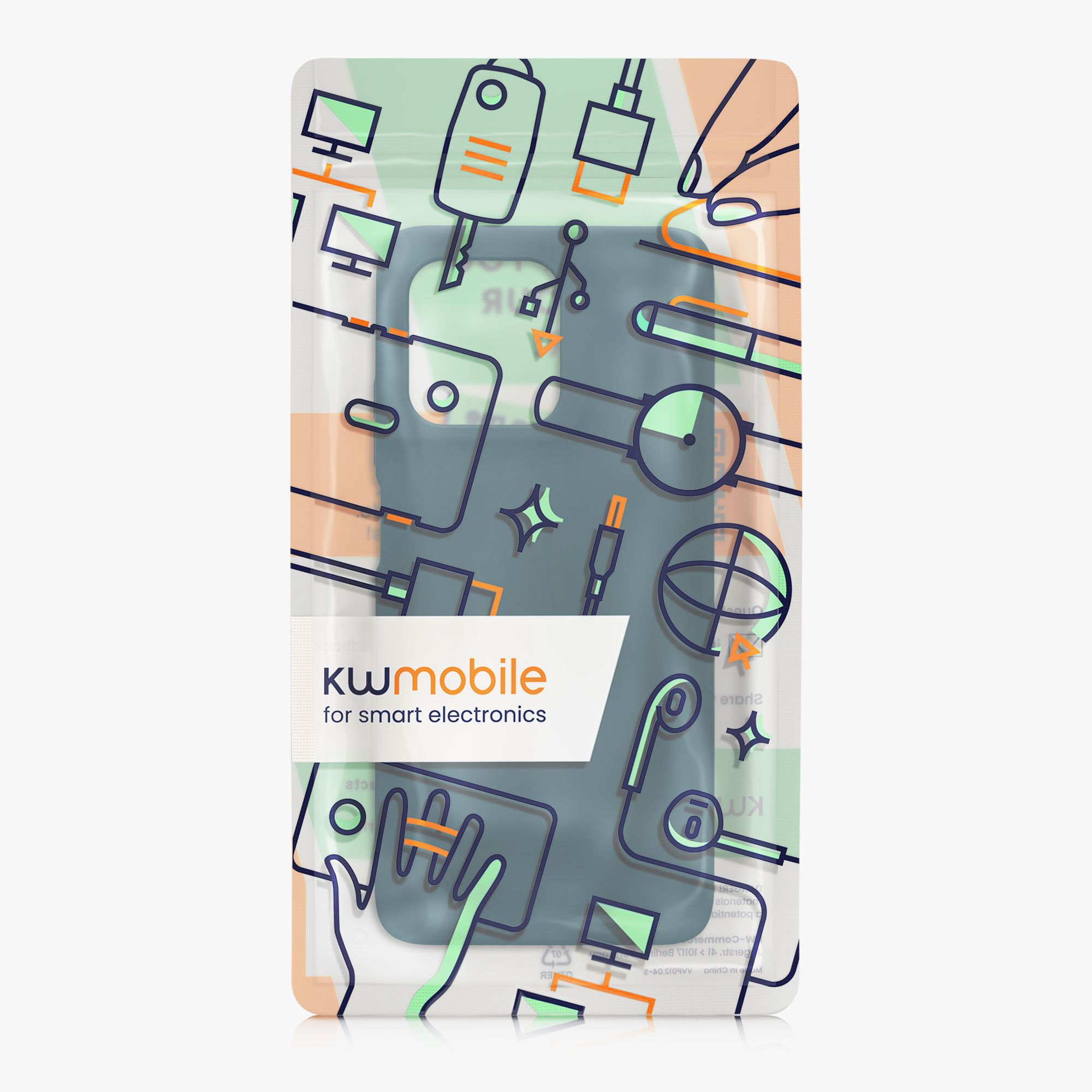 Silikonový kryt kwmobile pro Motorola Moto G56 5G - Matná petrolejová