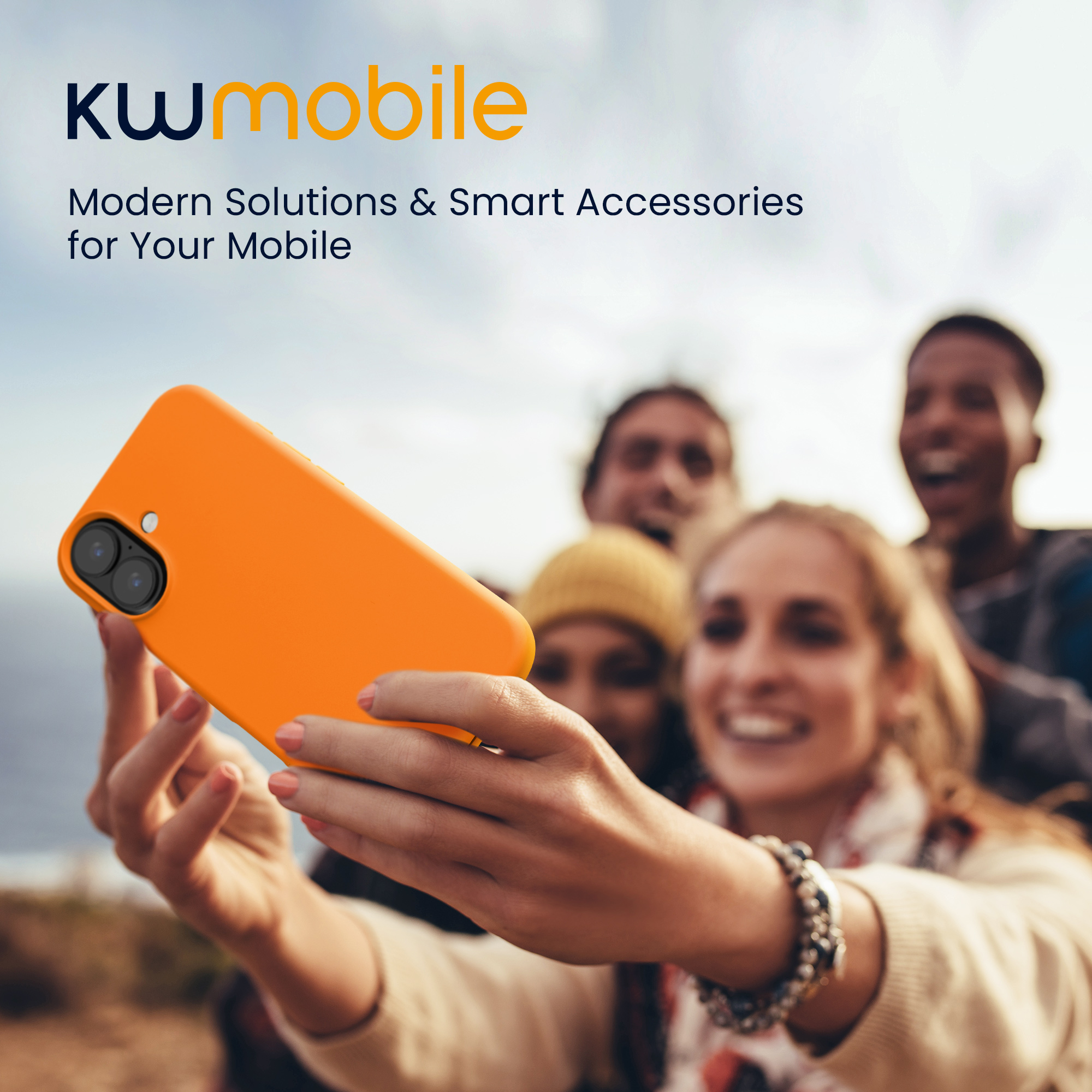 Silikonový kryt Kwmobile pro iPhone 17 - fruity orange