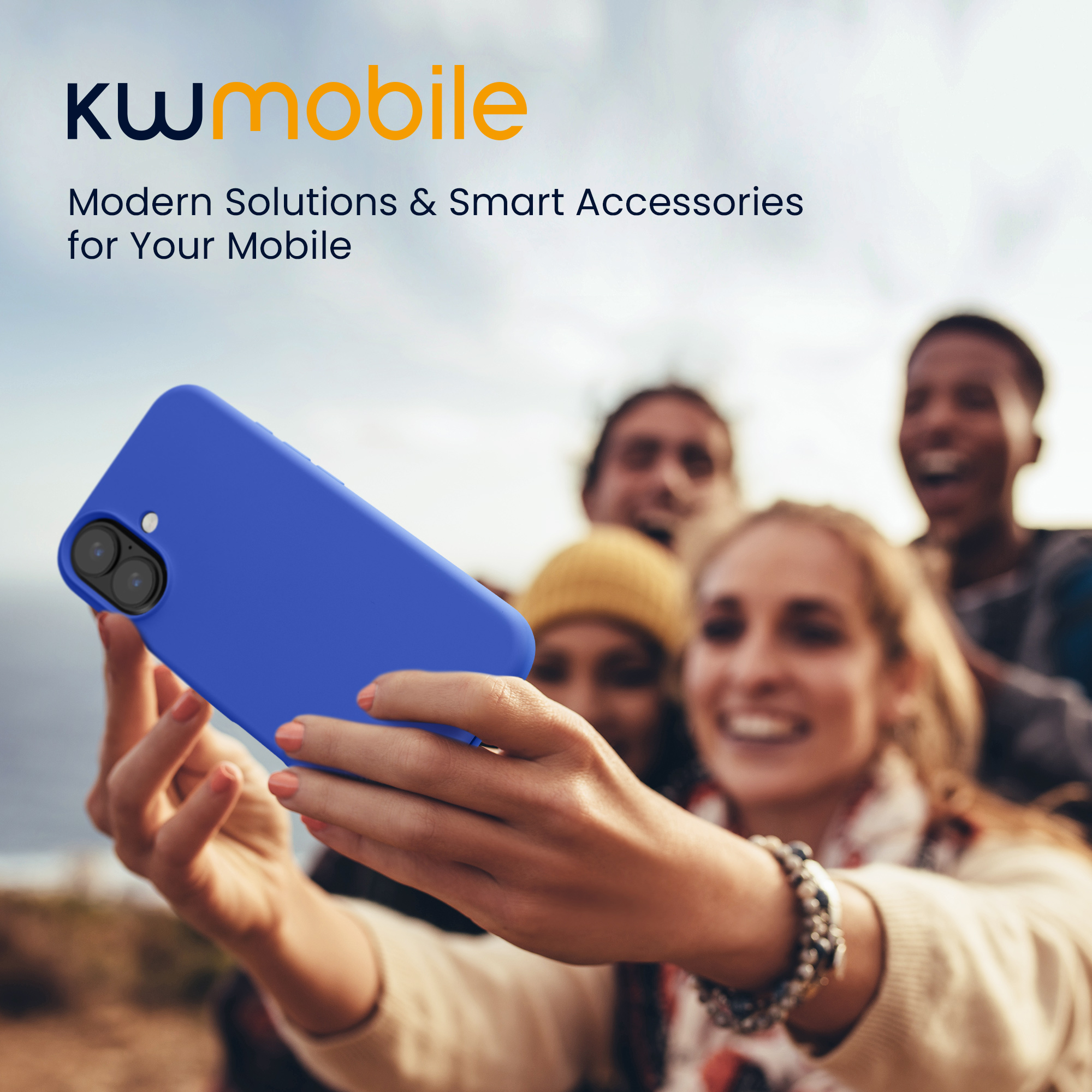 Silikonový kryt Kwmobile pro iPhone 17 - baltsky modrá