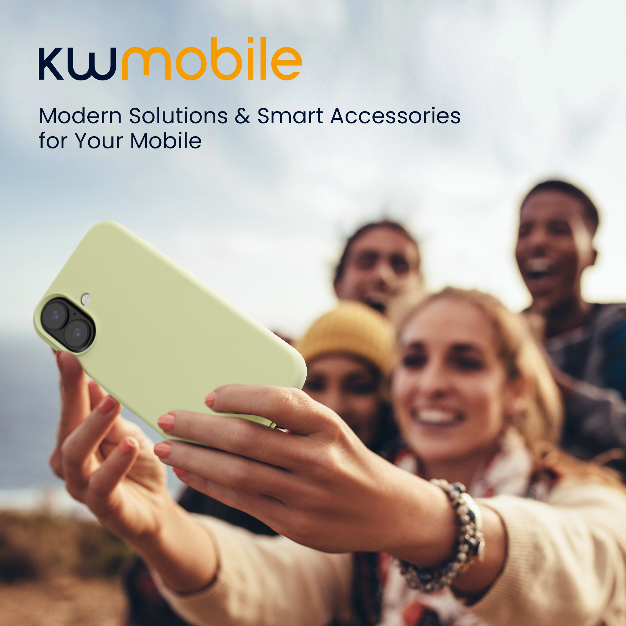 Silikonový kryt Kwmobile pro iPhone 17 - pistáciově zelená