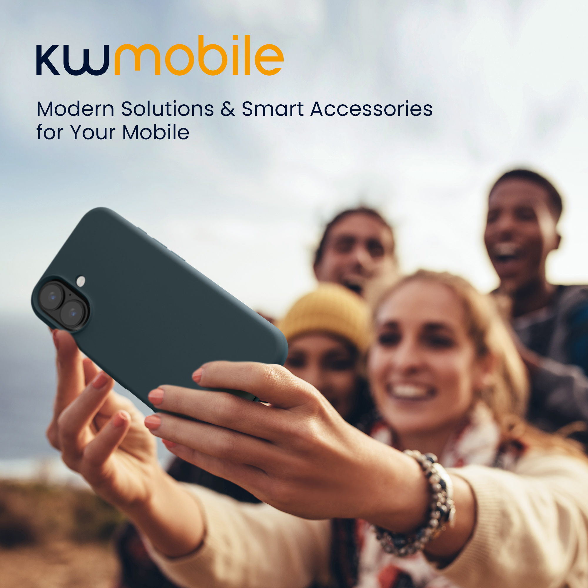 Silikonový kryt Kwmobile pro iPhone 17 - tmavě šedá