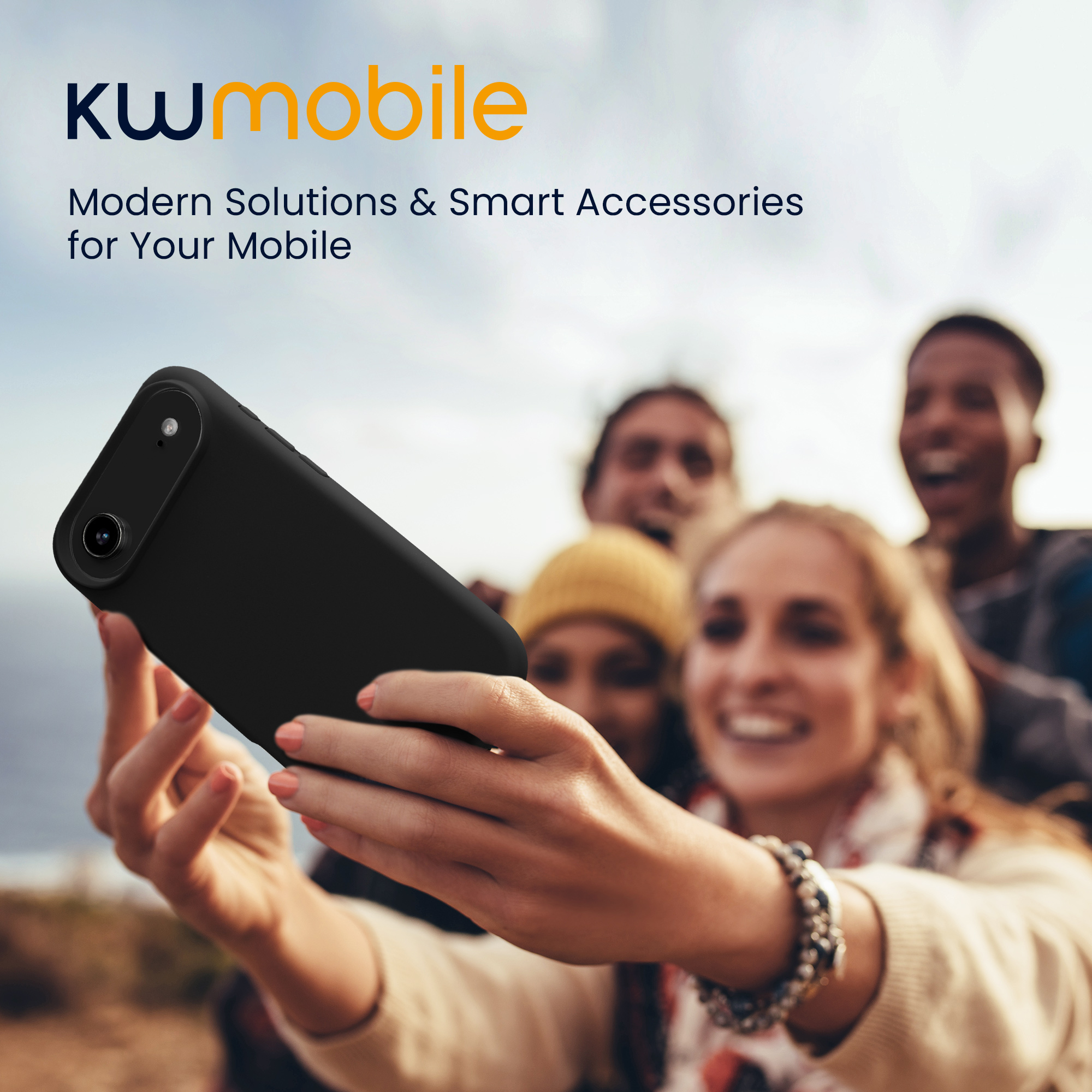 kwmobile TPU silikonový kryt pro Apple iPhone Air, měkký povrch, černá