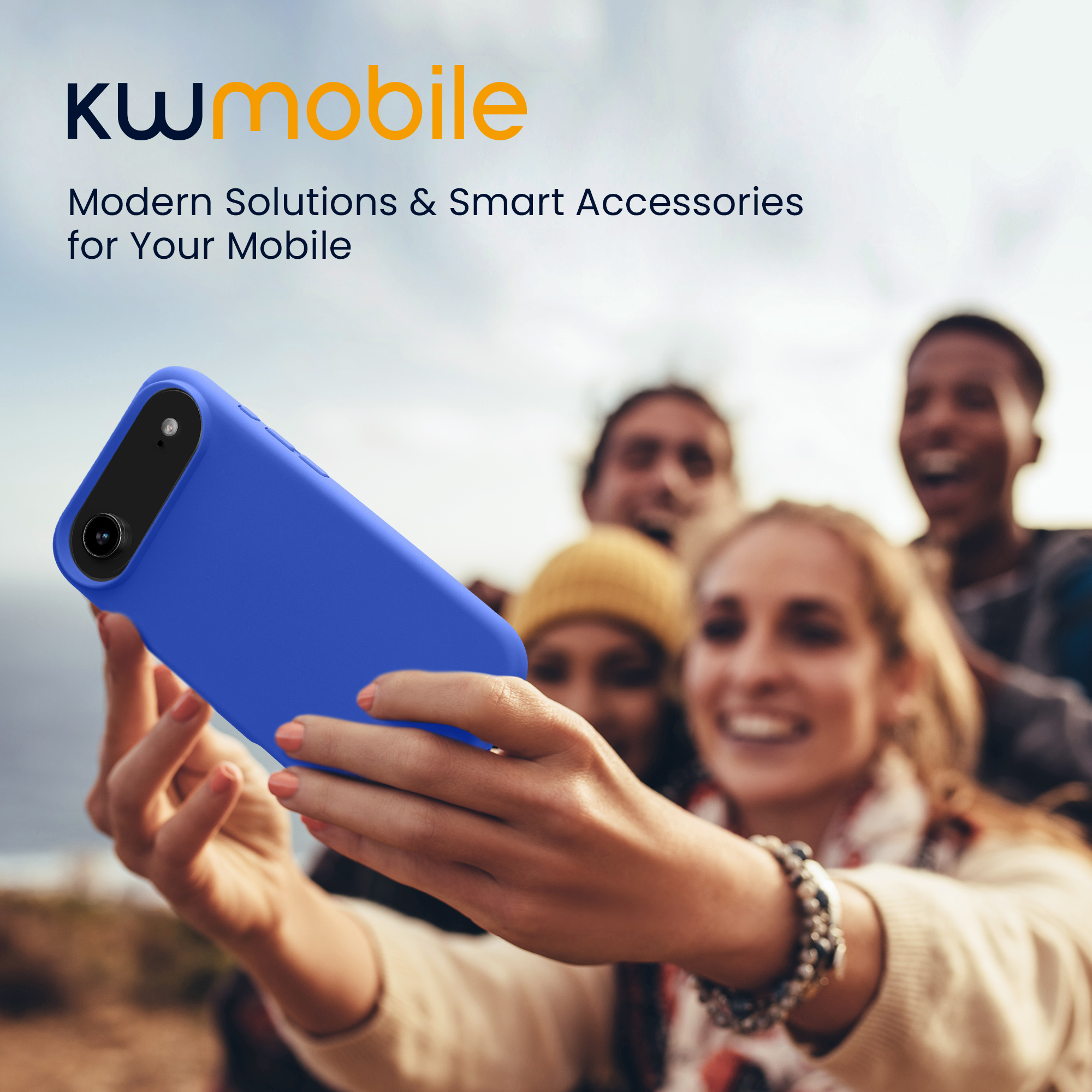 kwmobile TPU silikonový kryt pro Apple iPhone Air, měkký povrch, baltská modrá