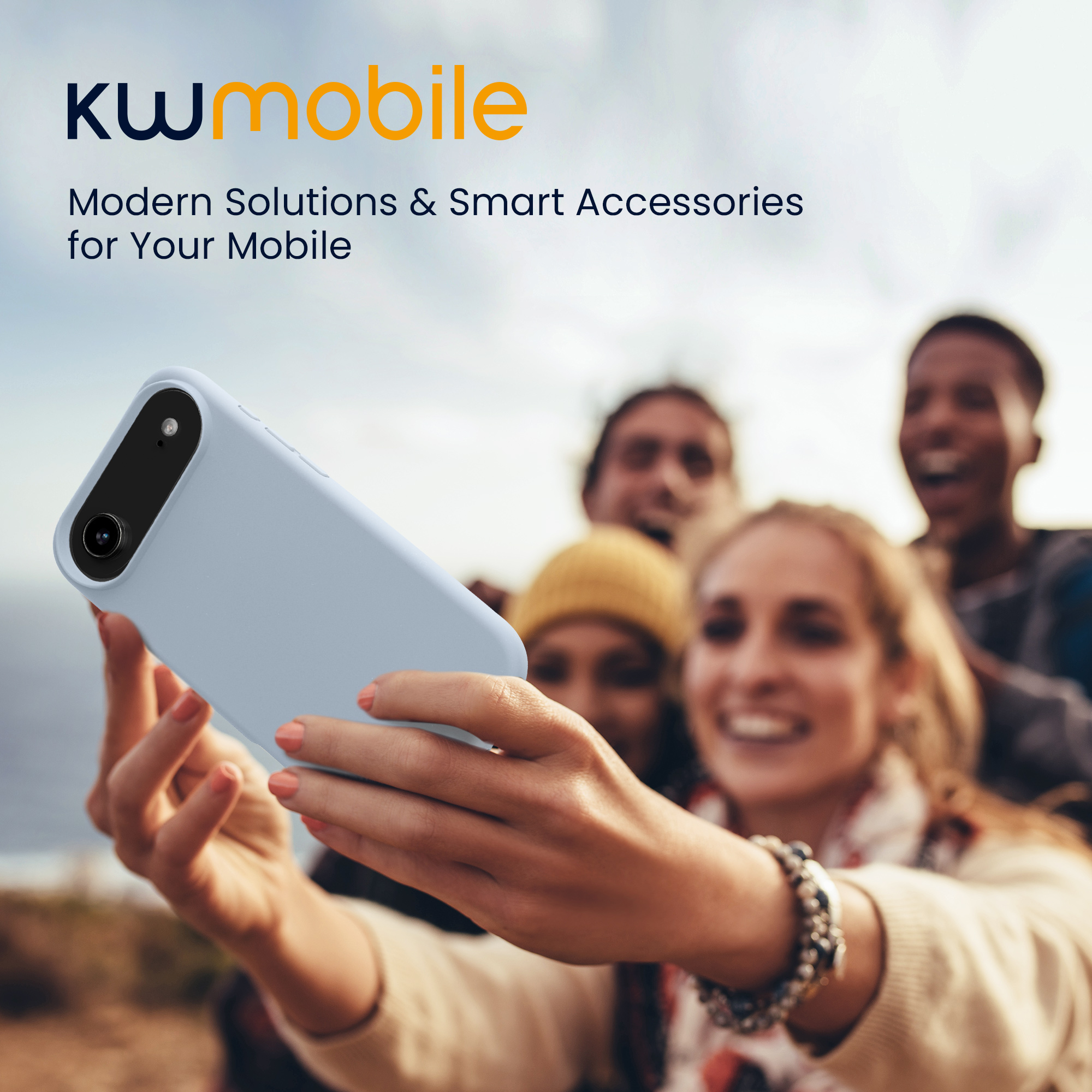 kwmobile TPU silikonový kryt pro Apple iPhone Air, měkký povrch, matně světle modrá
