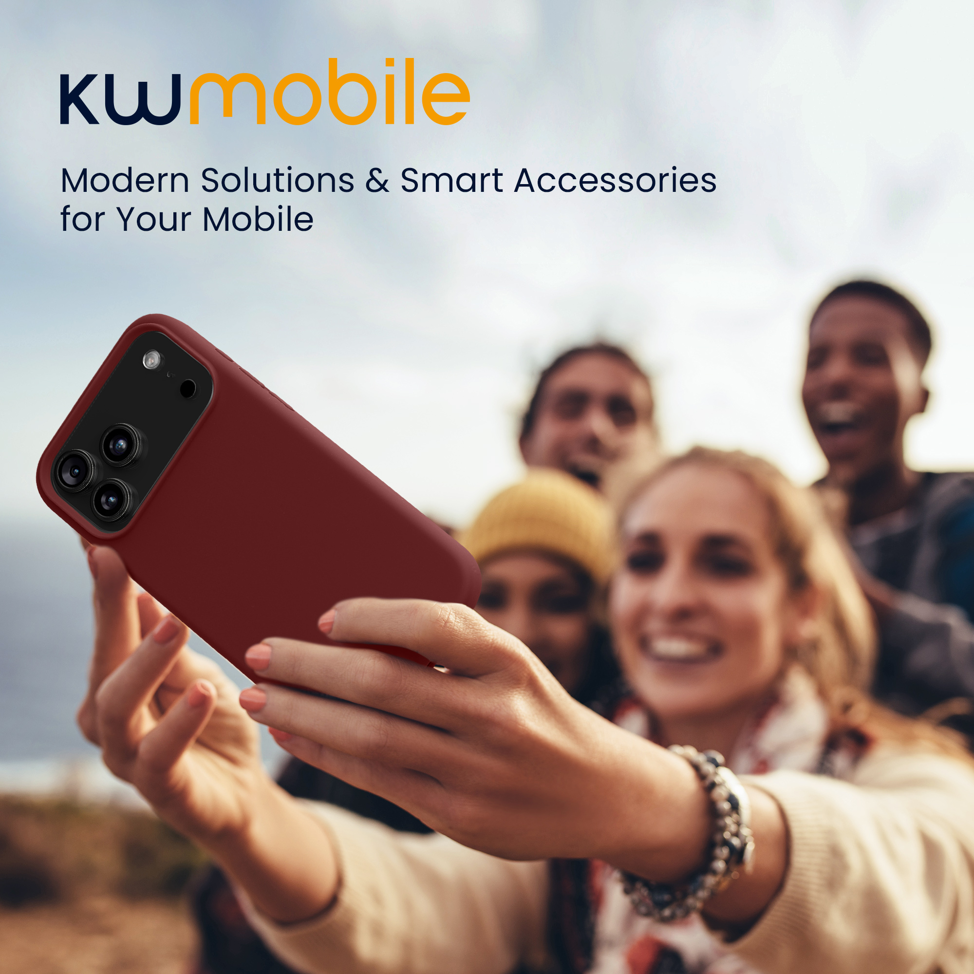 Silikonový kryt Kwmobile pro iPhone 17 Pro - vínově fialová