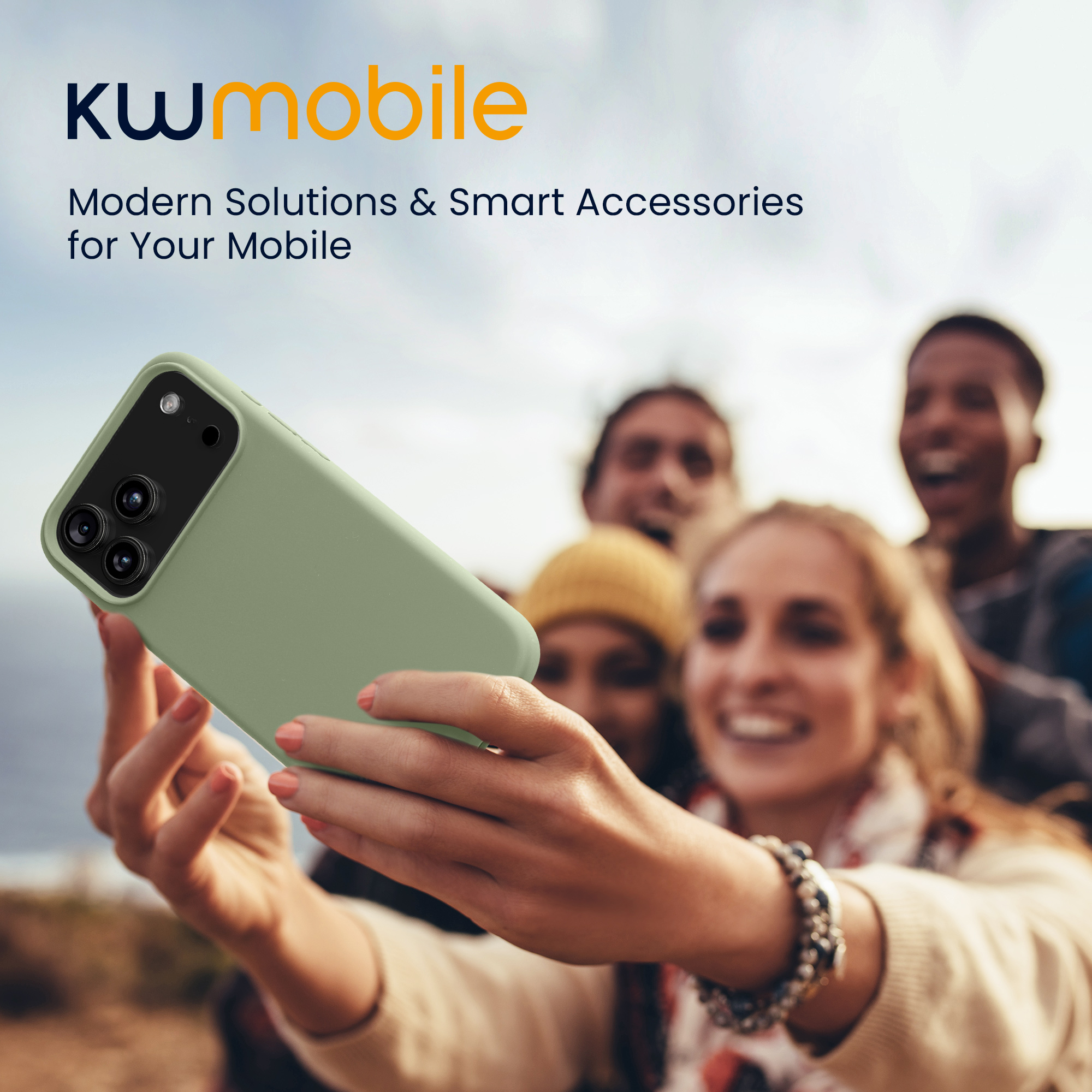 Silikonový kryt Kwmobile pro iPhone 17 Pro - šedozelená