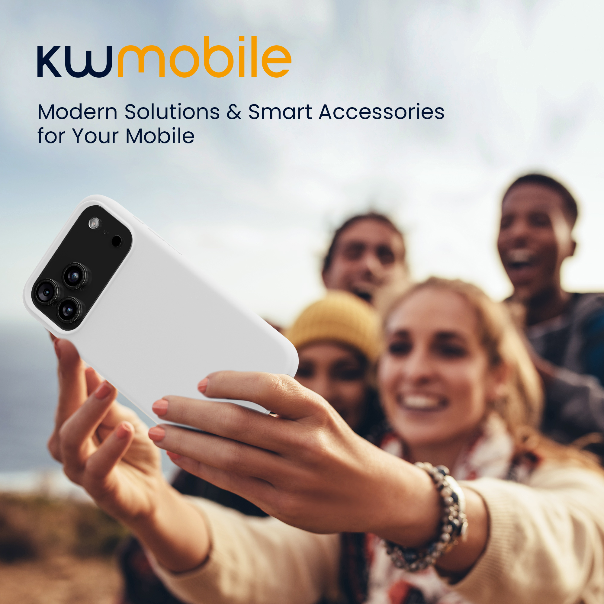 Silikonový kryt Kwmobile pro iPhone 17 Pro - bílá