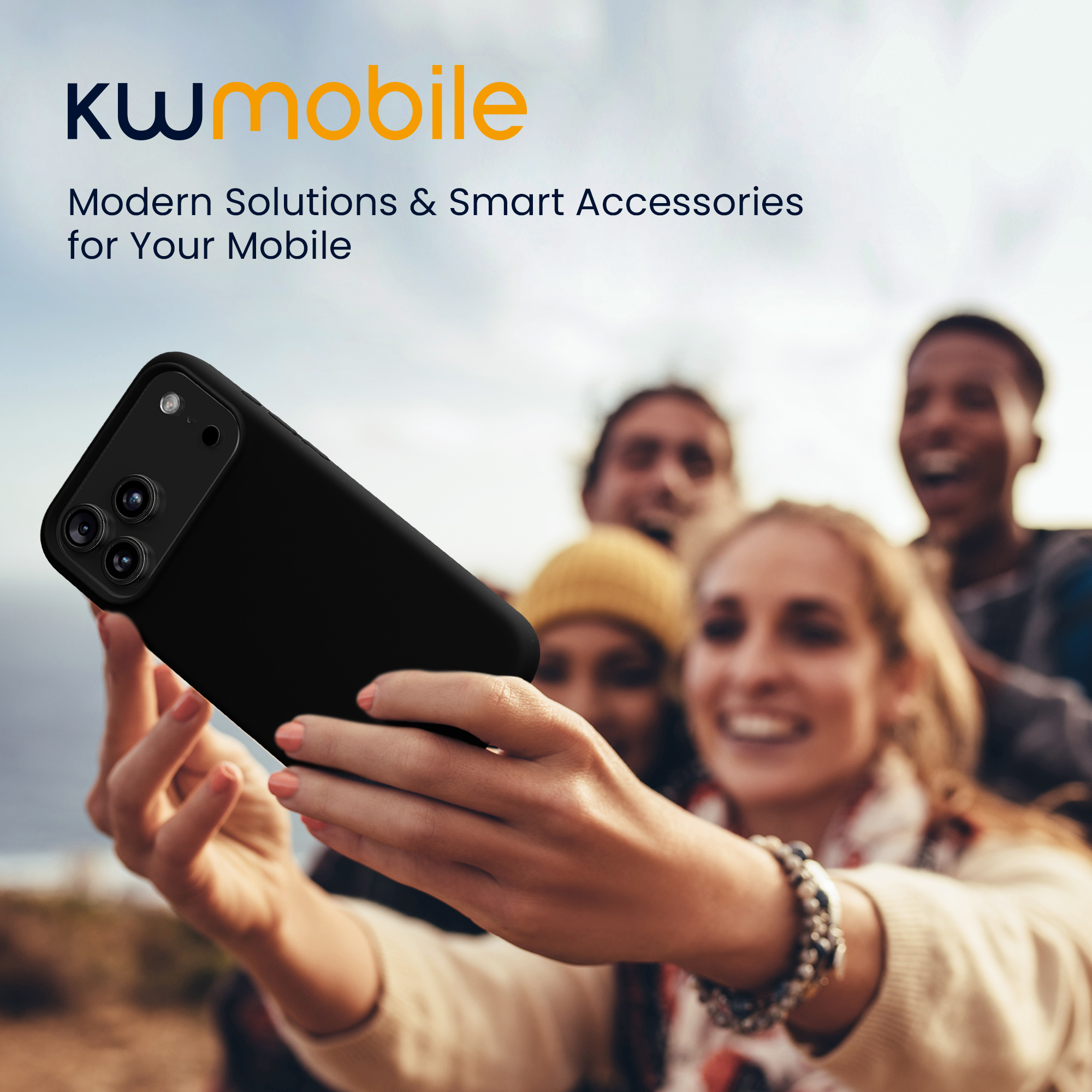 Silikonový kryt Kwmobile pro iPhone 17 Pro Max - černá