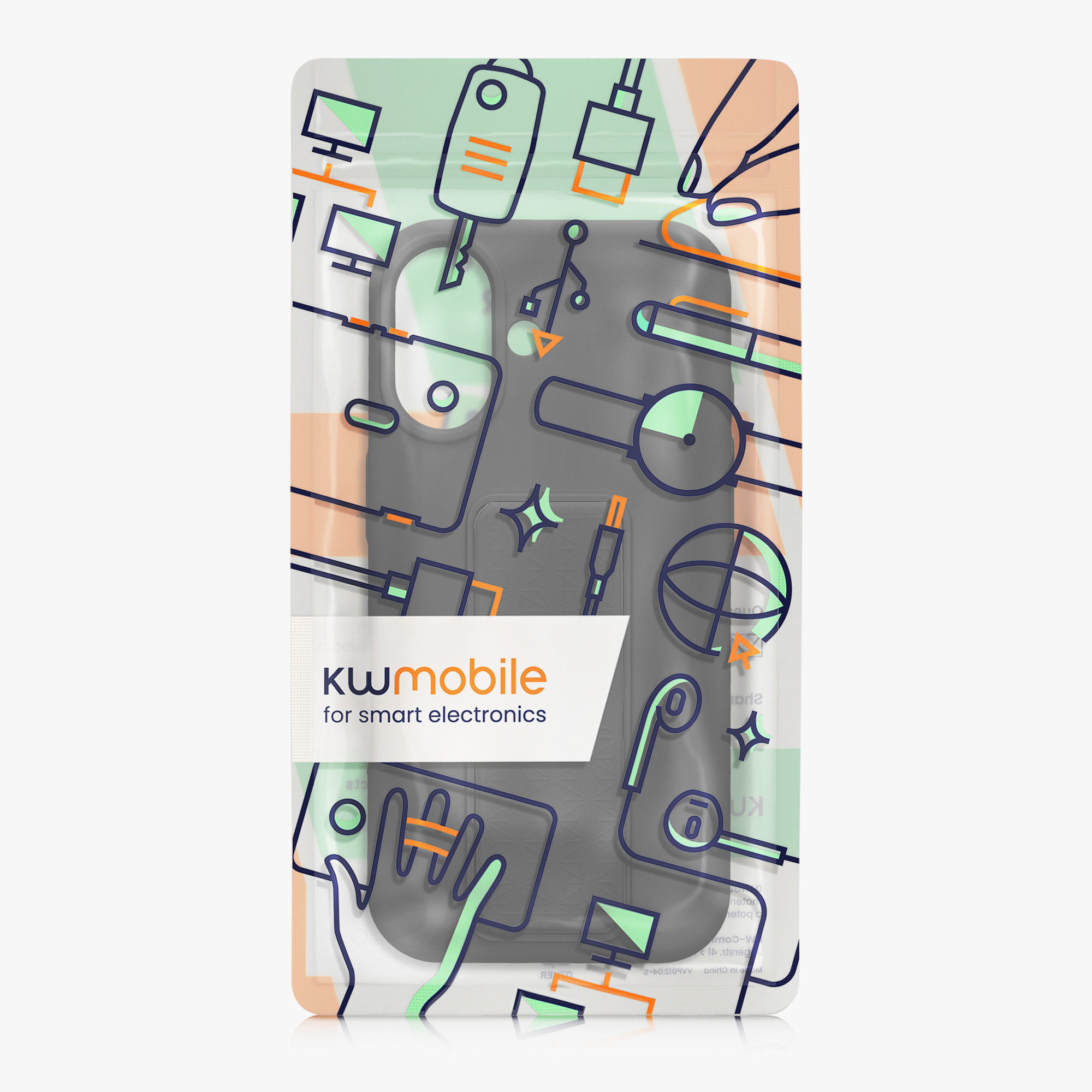 Silikonový kryt Kwmobile pro iPhone 17 - černá