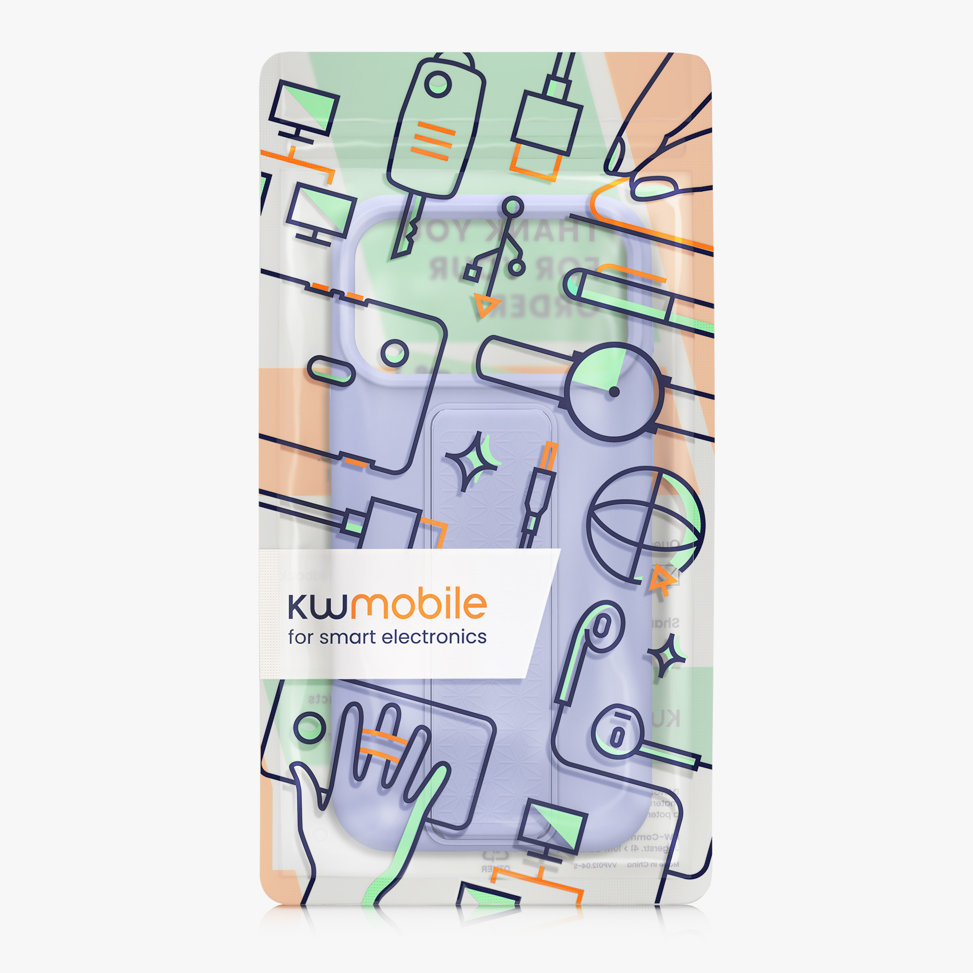 Silikonový kryt Kwmobile pro iPhone 17 Pro Max - levandulová