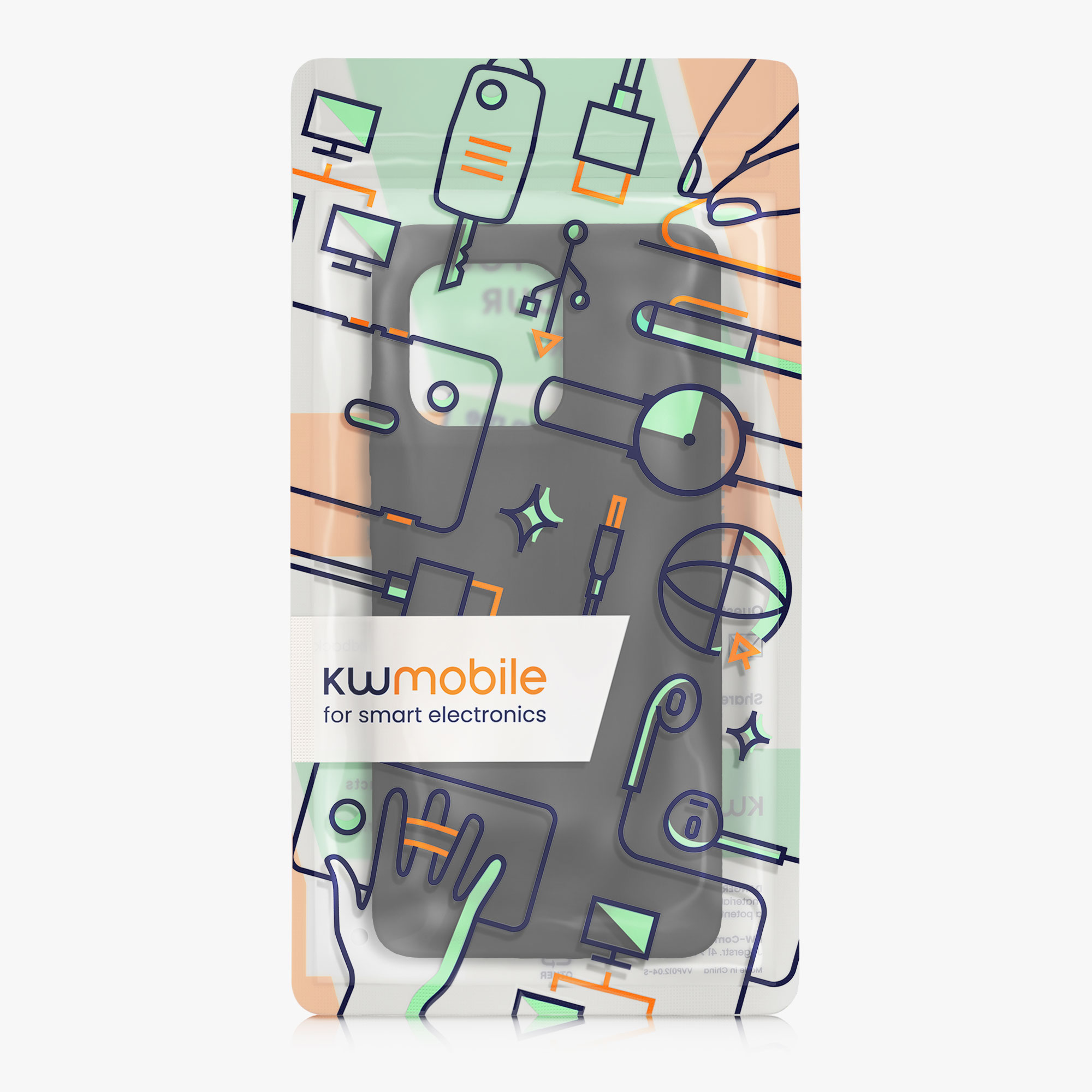 Kwmobile Silikonový kryt Motorola Moto G86 5G černá
