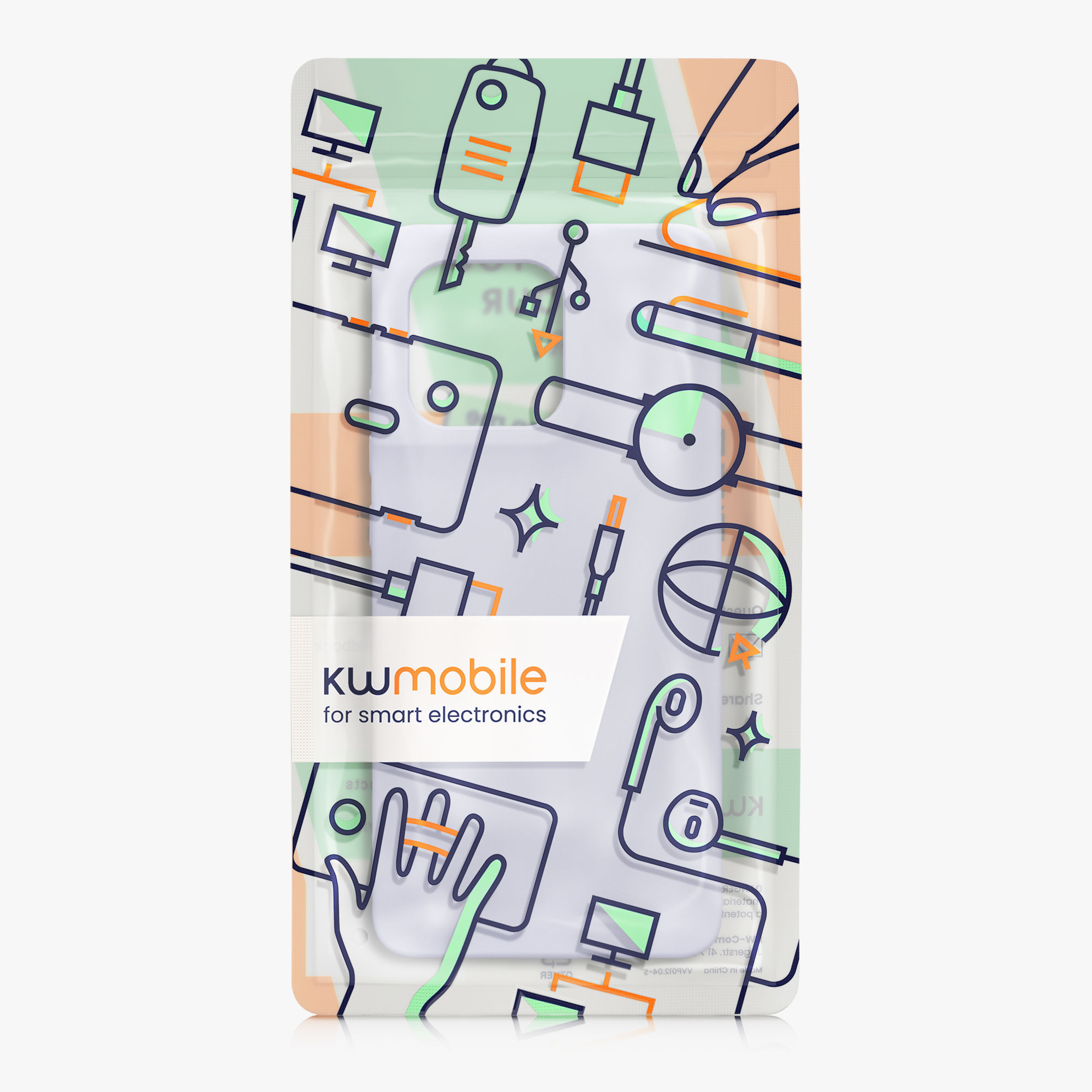 Kwmobile Silikonový kryt Motorola Moto G86 5G světle levandulová