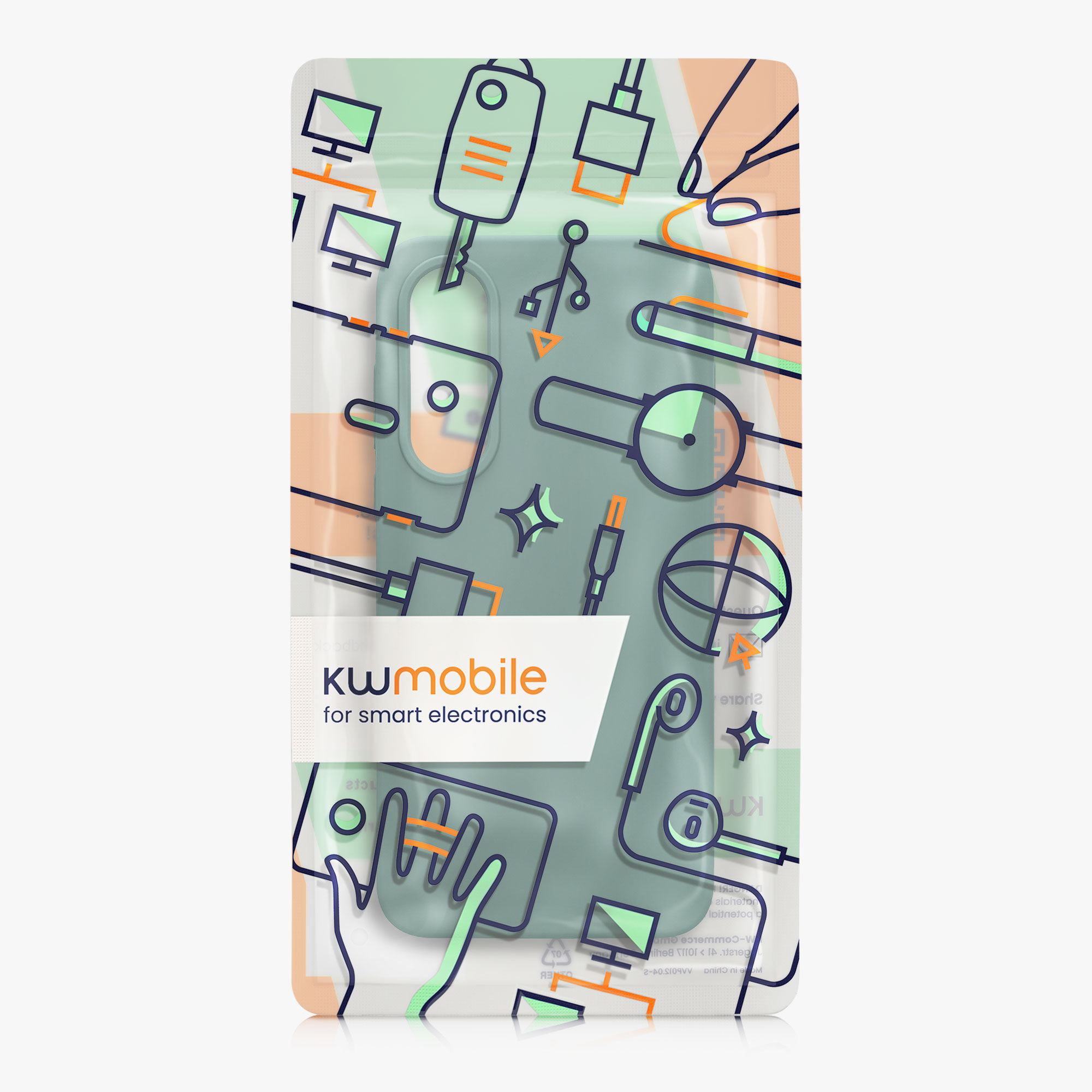 Kwmobile Silikonový kryt OnePlus Nord 5 lesní zelená