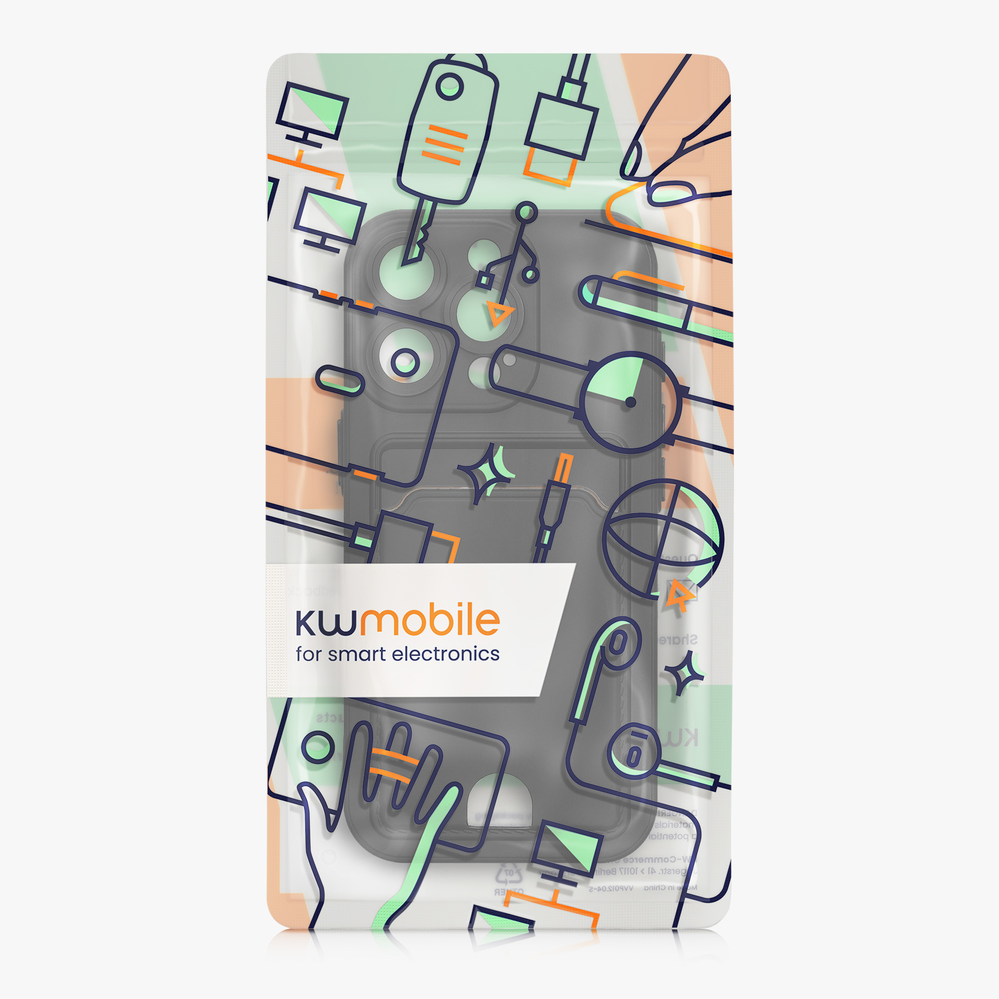 Silikonový kryt na mobil Apple iPhone 16 Pro kwmobile - černá