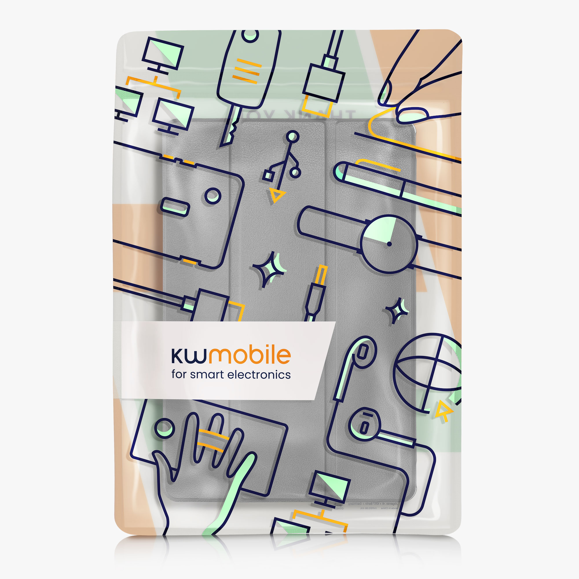 Pouzdro na tablet kwmobile pro Xiaomi Redmi Pad SE - antracitová