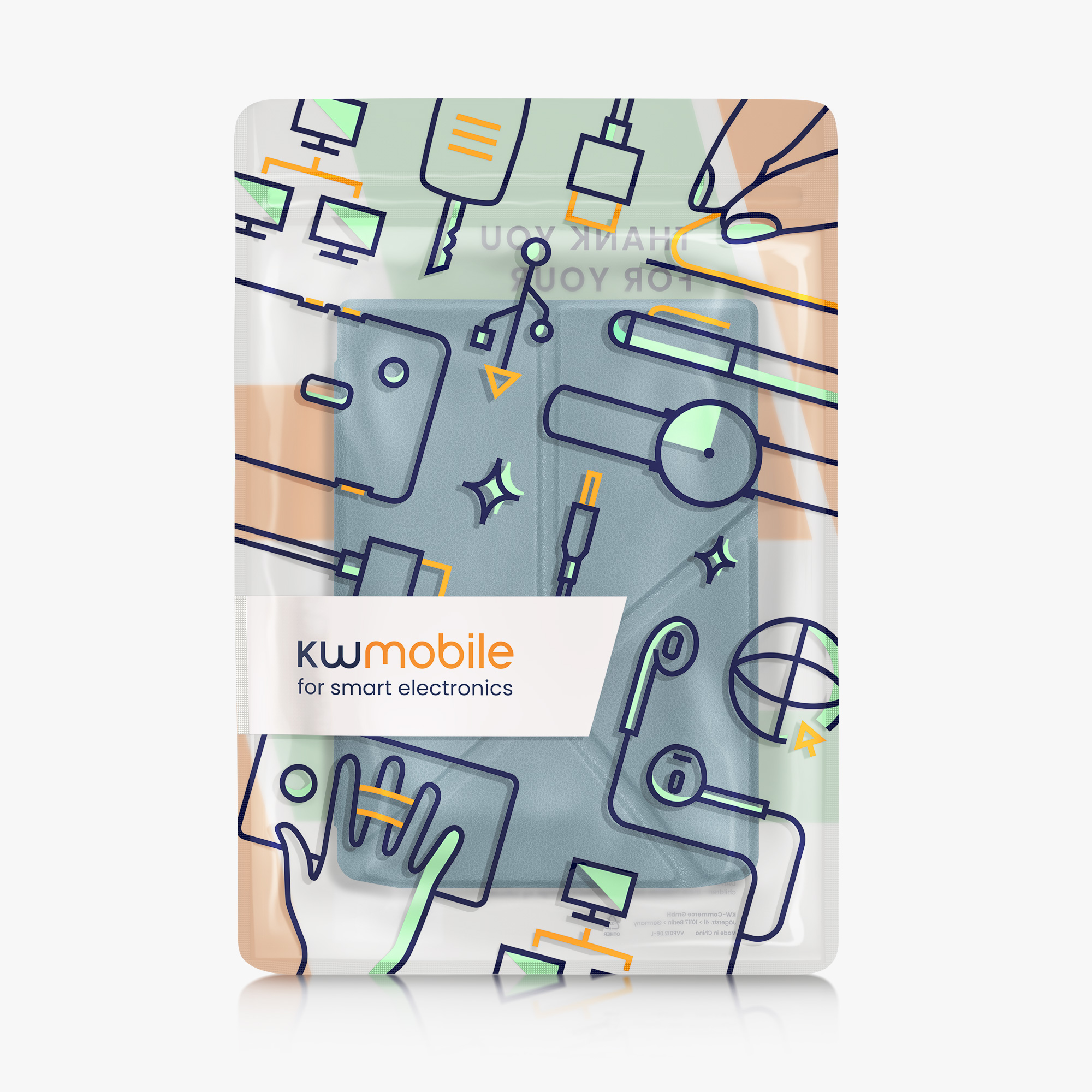 Pouzdro na čtečku kwmobile pro Pocketbook InkPad 4 / Color 3 / Color… - petrolejová