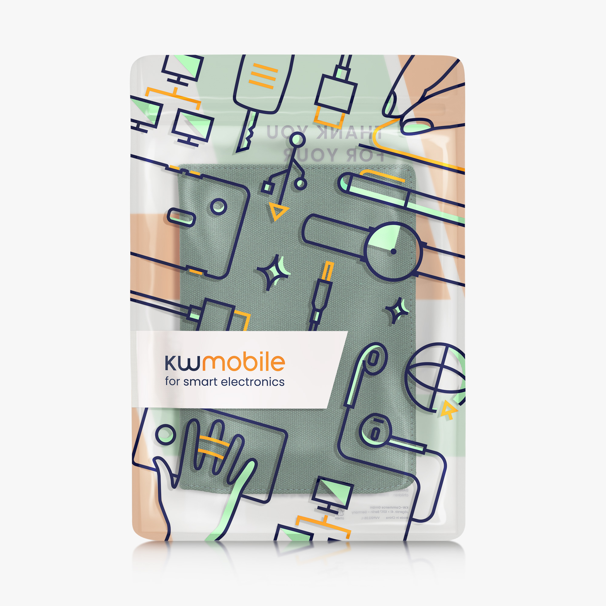 Pouzdro na čtečku kwmobile pro Pocketbook InkPad 4 / Color 3 / Color… - tmavě zelená