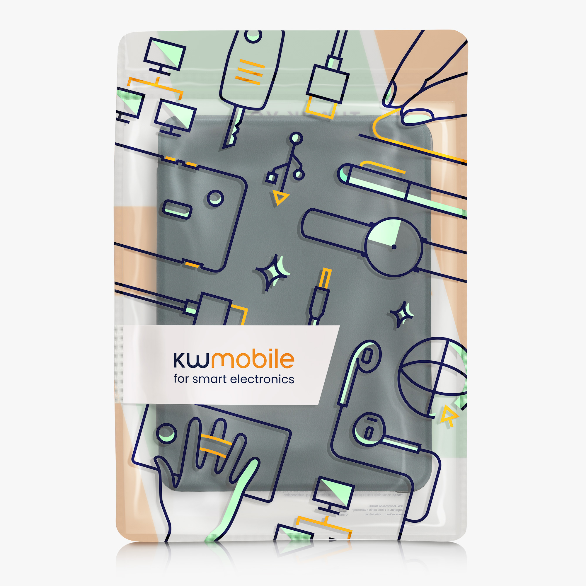Pouzdro na čtečku kwmobile pro Amazon Kindle Paperwhite (2024)/Colorsoft - petrolejová