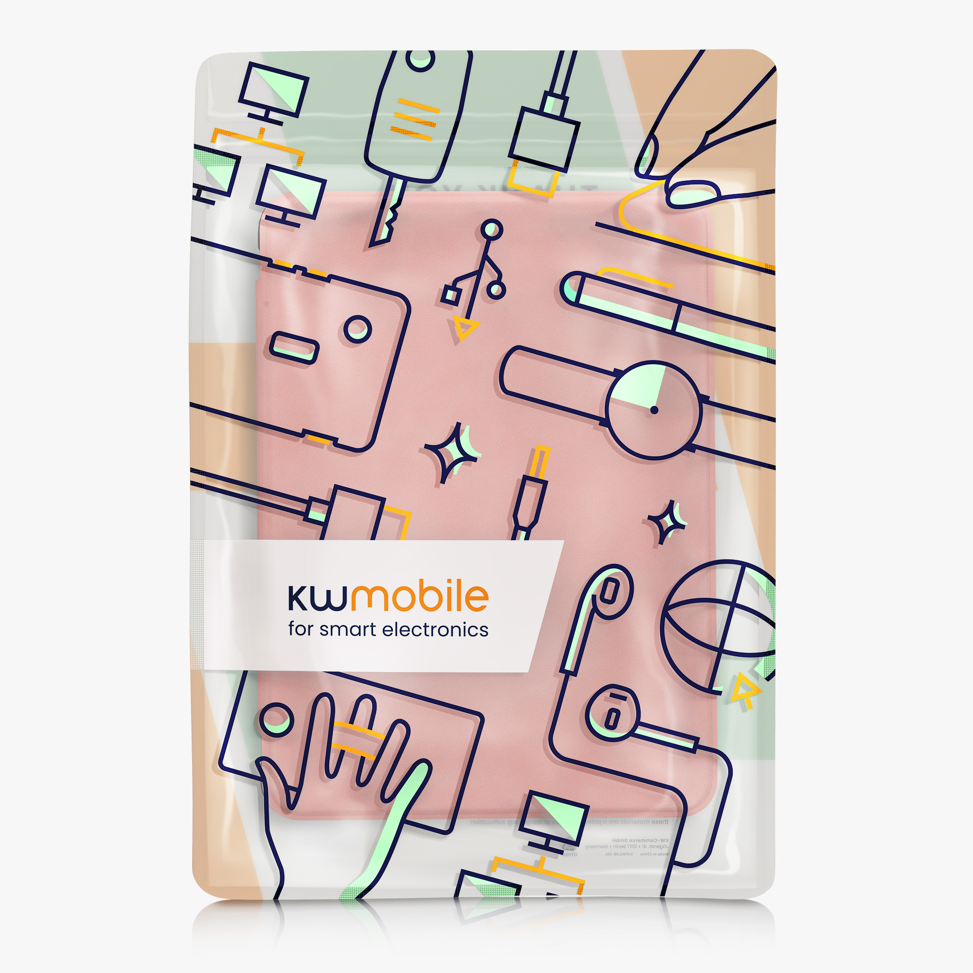 Pouzdro na čtečku kwmobile Kindle Paperwhite 2024 / Colorsoft - Dusty růžová