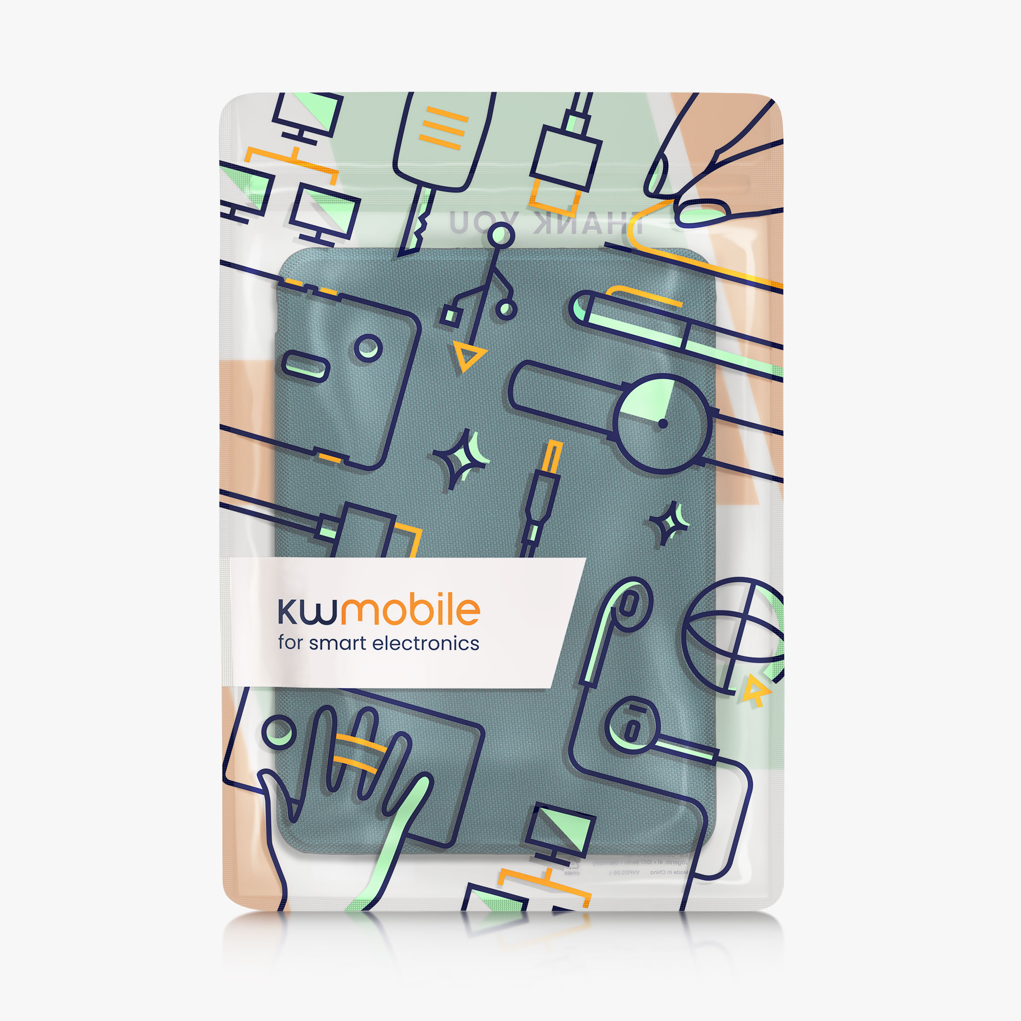 Pouzdro na čtečku kwmobile Kindle Paperwhite 2024 / Colorsoft - petrolejová